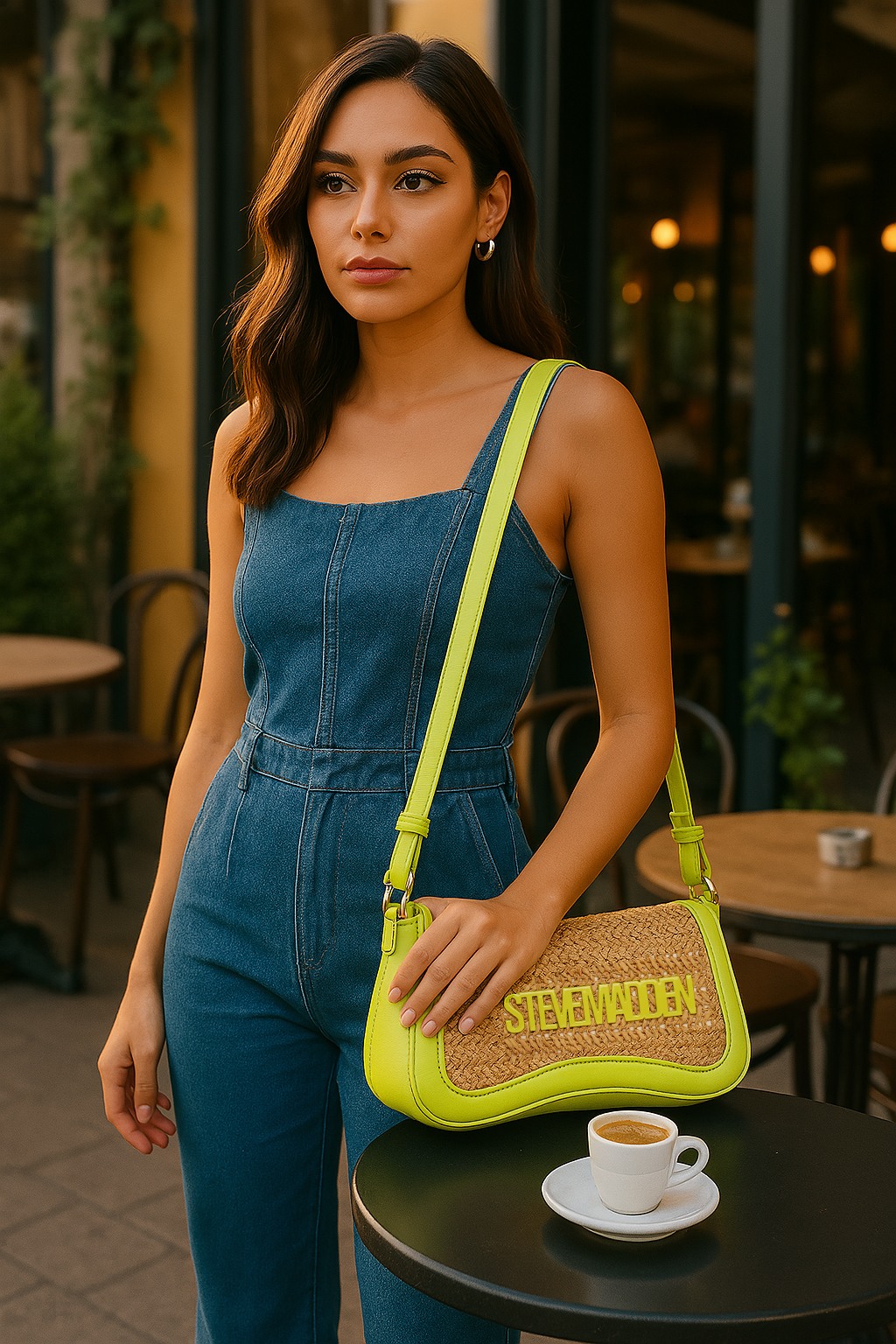 Btooms Chartruse Crossbody