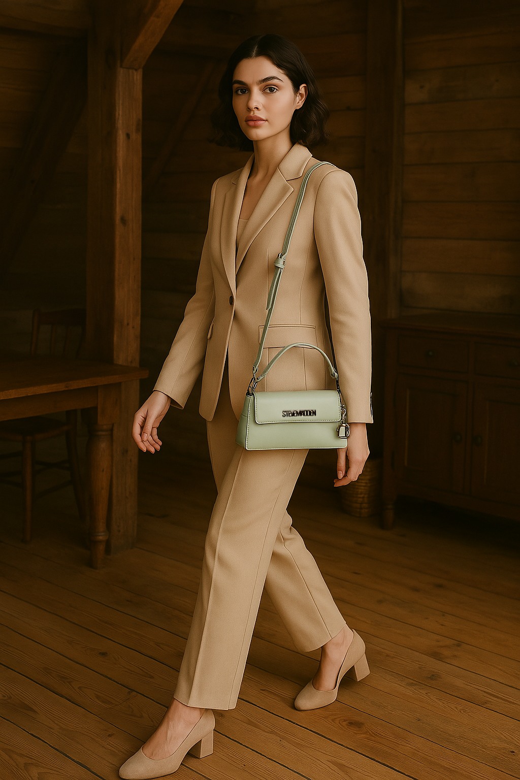 Bfloral Frosty Green Crossbody