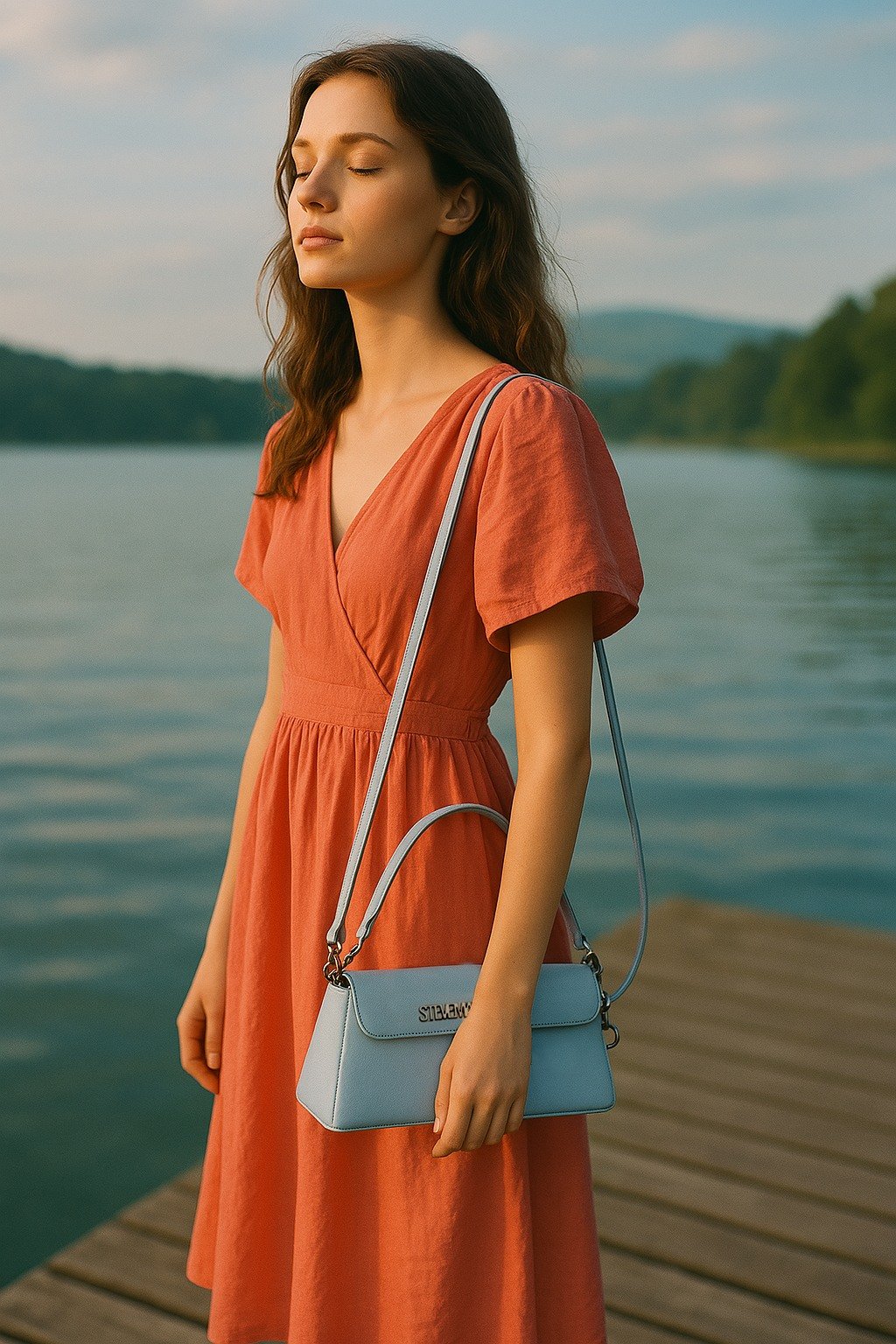 Bfloral Blue Haze Crossbody