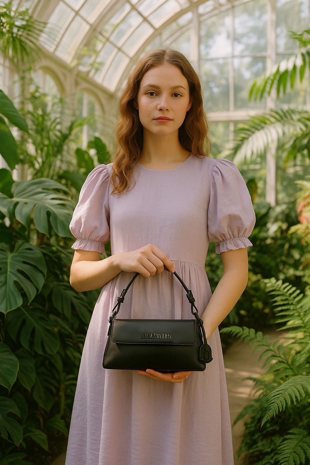 Bfloral Black Crossbody