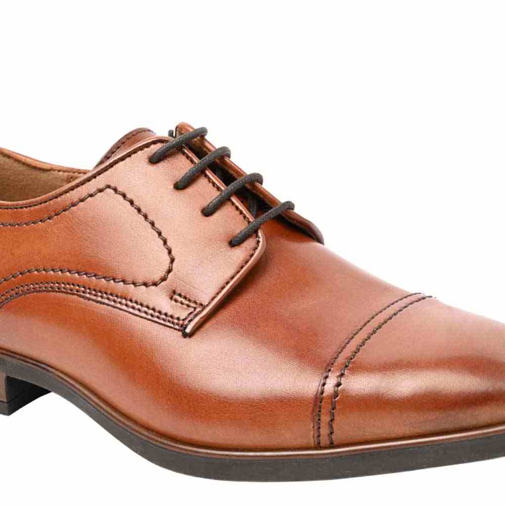 Destry-R Tan Leather Tie-Ups & Dress Loafers
