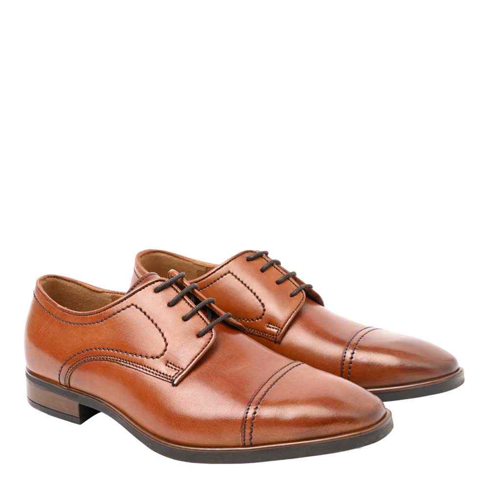 Destry-R Tan Leather Tie-Ups & Dress Loafers