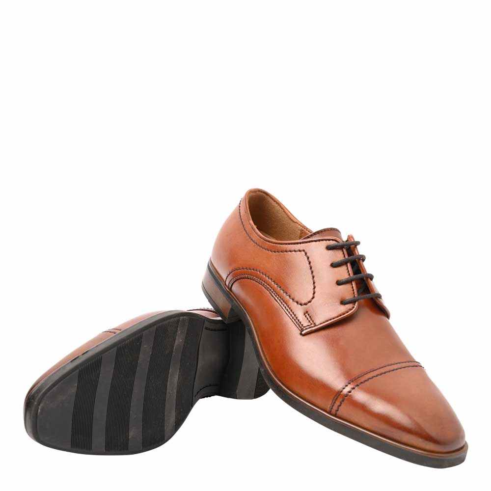 Destry-R Tan Leather Tie-Ups & Dress Loafers