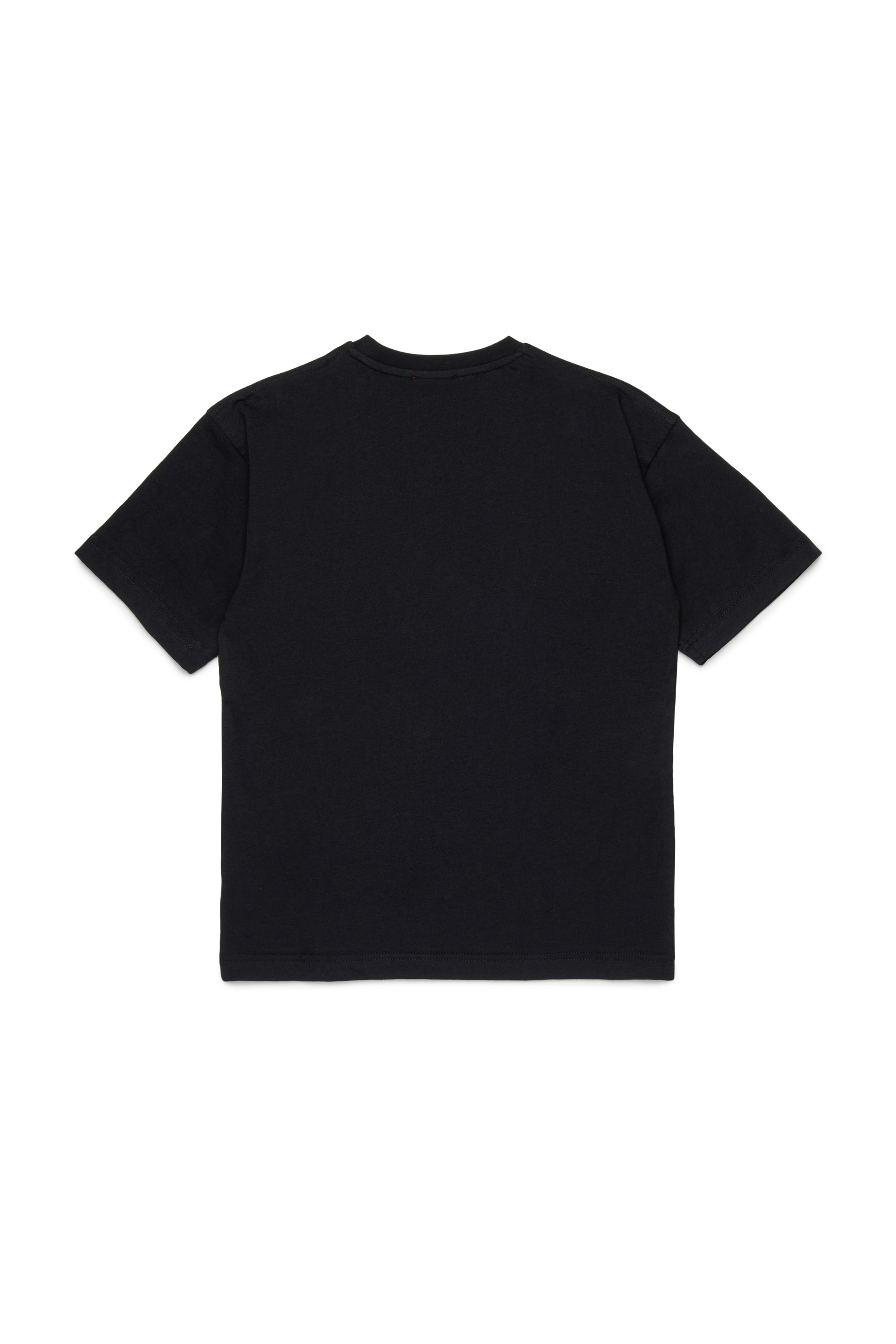 Black TBQTXT14 Over Graphic T-Shirt