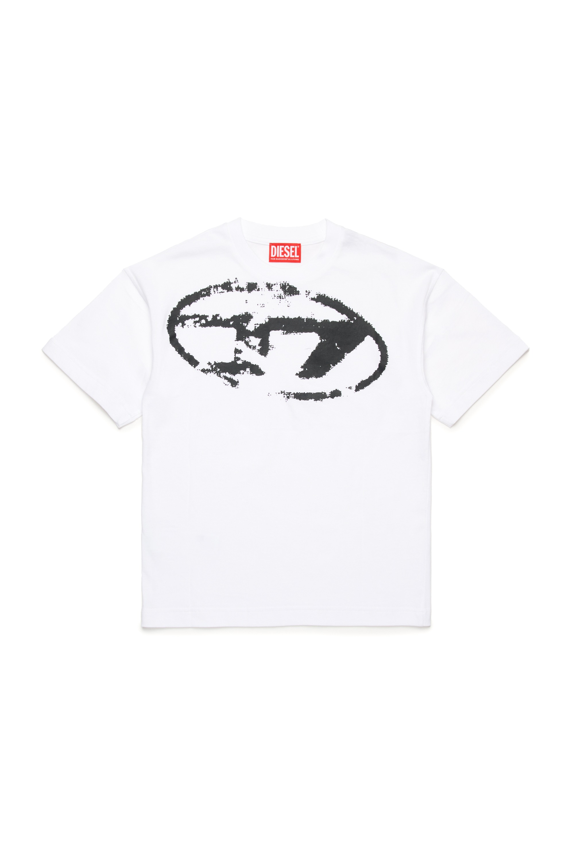 White TBQTXT14 Over Graphic T-Shirt