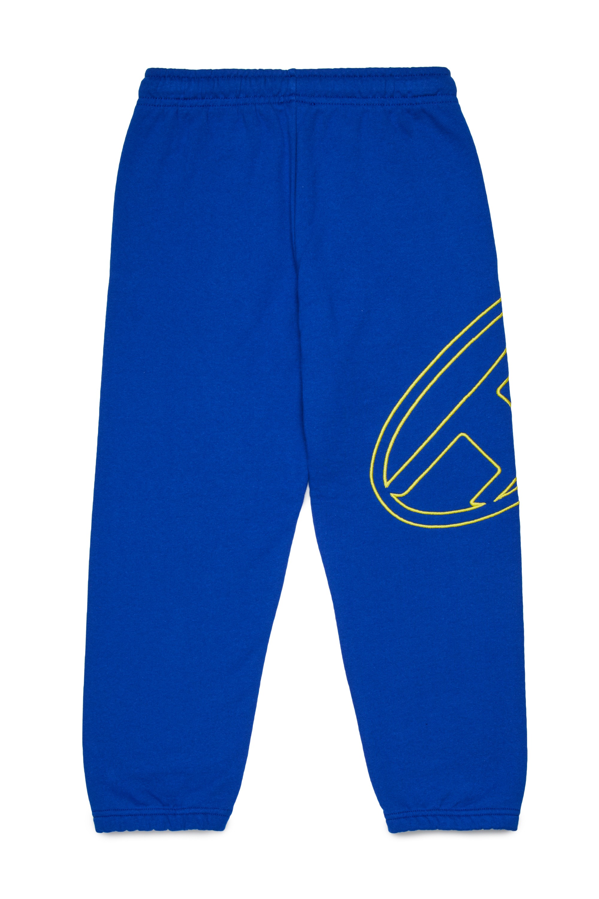 Blue Sweatpants with mega Oval D embroidery