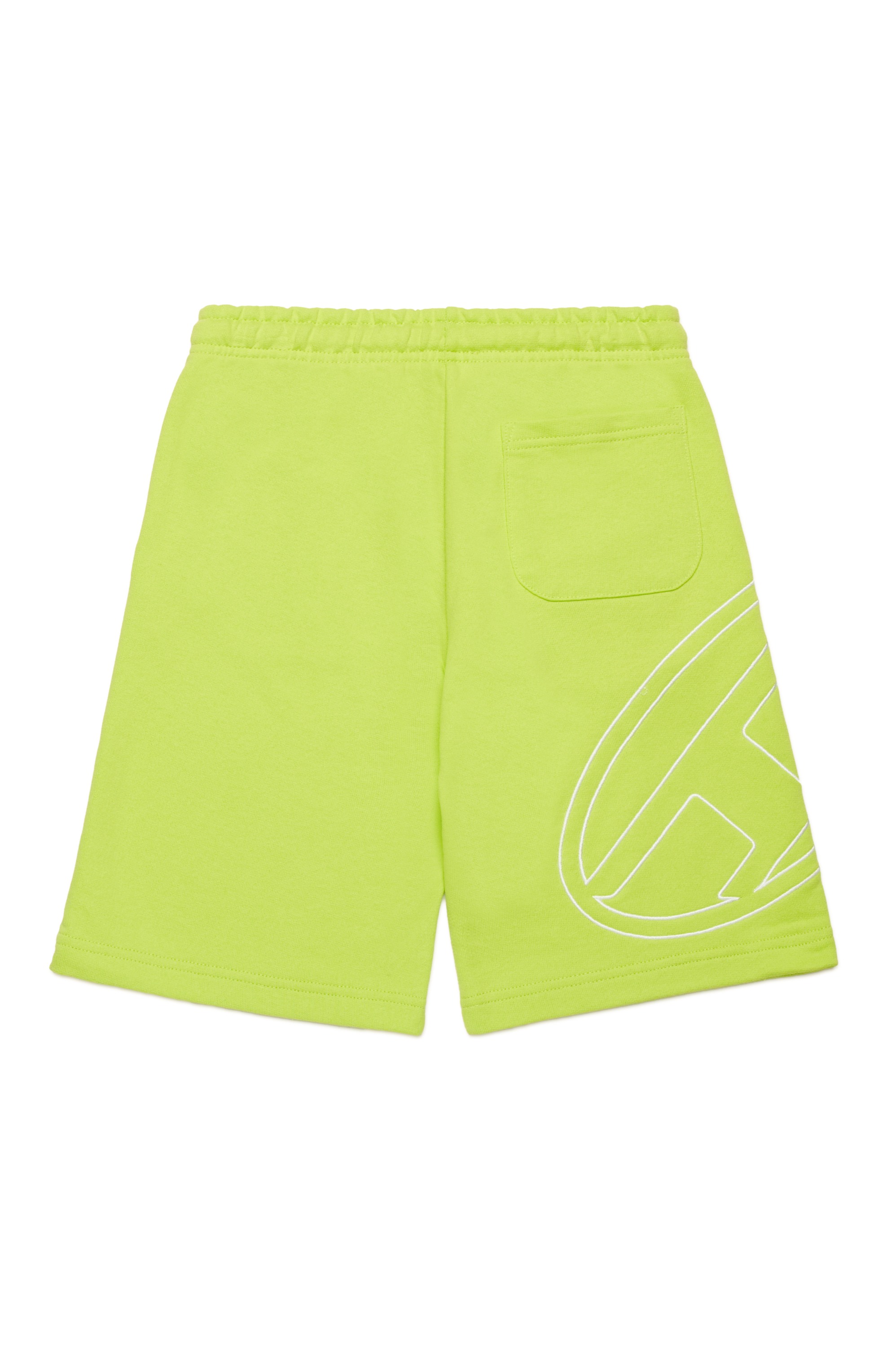 Green Sweats shorts with Oval D embroidery