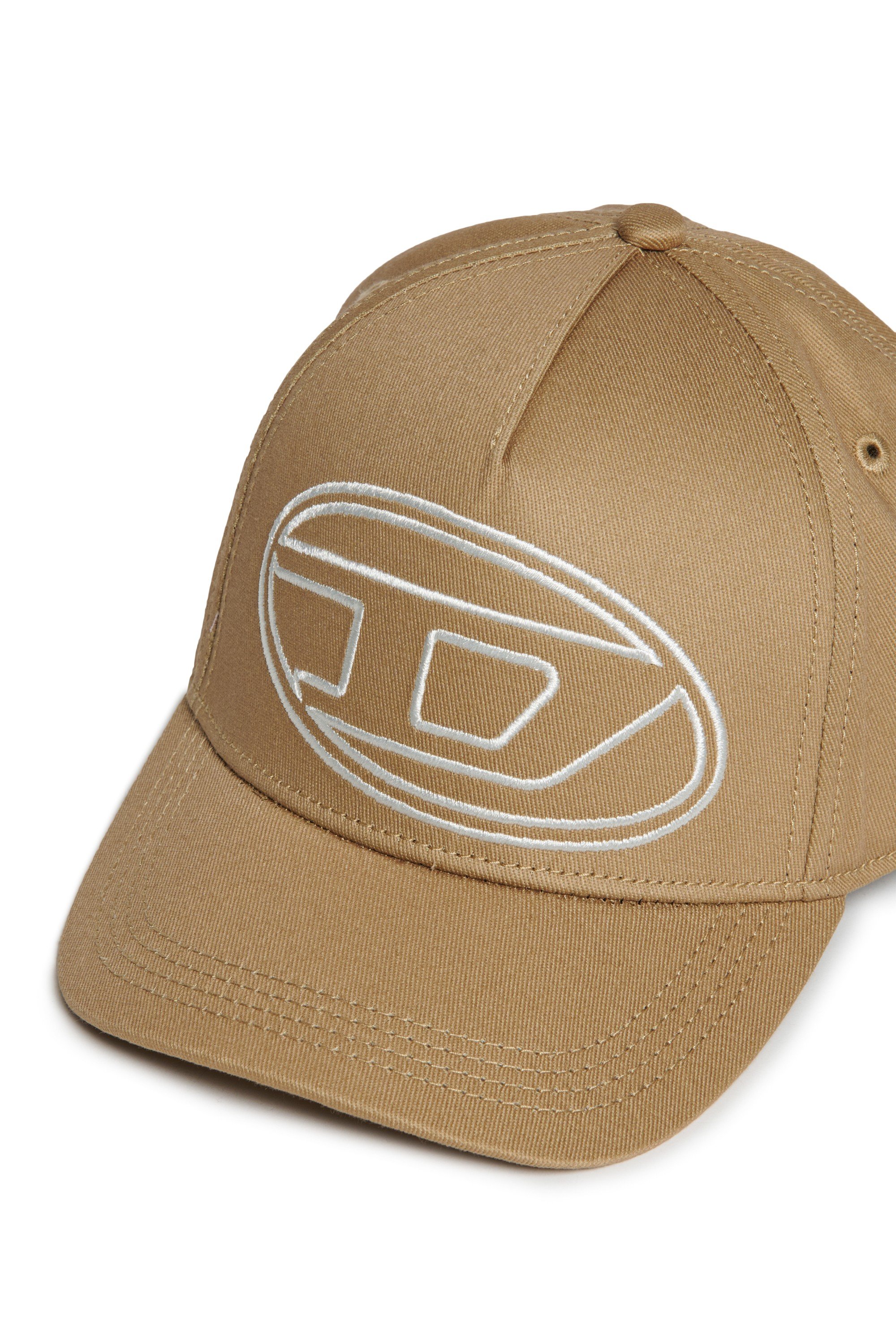 Light Brown Baseball cap with Oval D embroidery