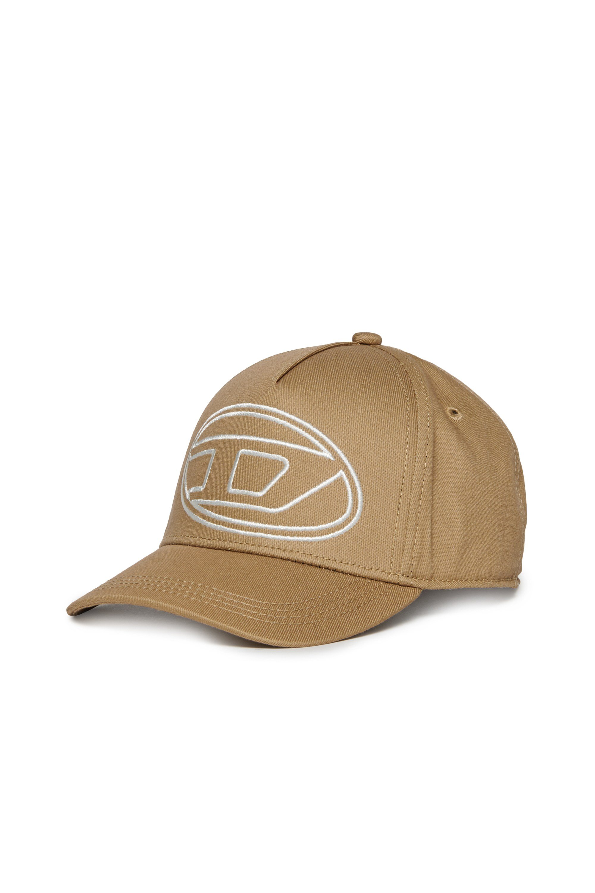 Light Brown Baseball cap with Oval D embroidery