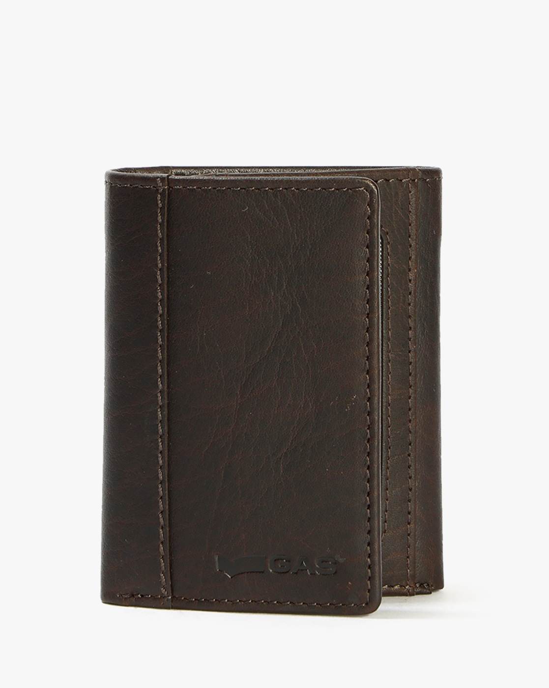 GAS | Men's Leather Trifold Wallet