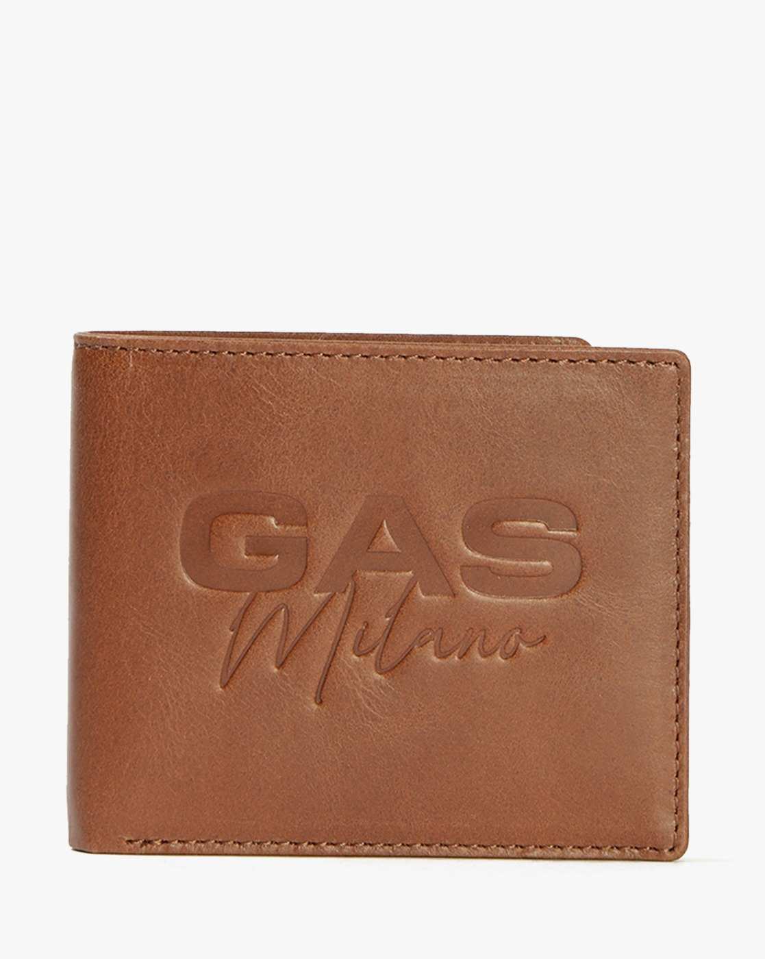 GAS | Men's Leather Slim Bi-Fold Wallet