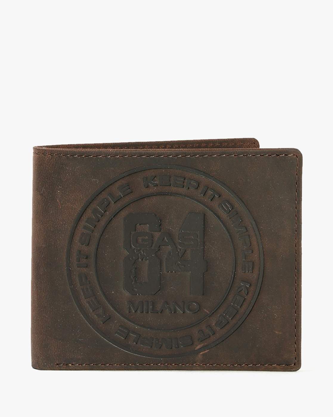 GAS | Men's Leather Slim Bi-Fold Wallet