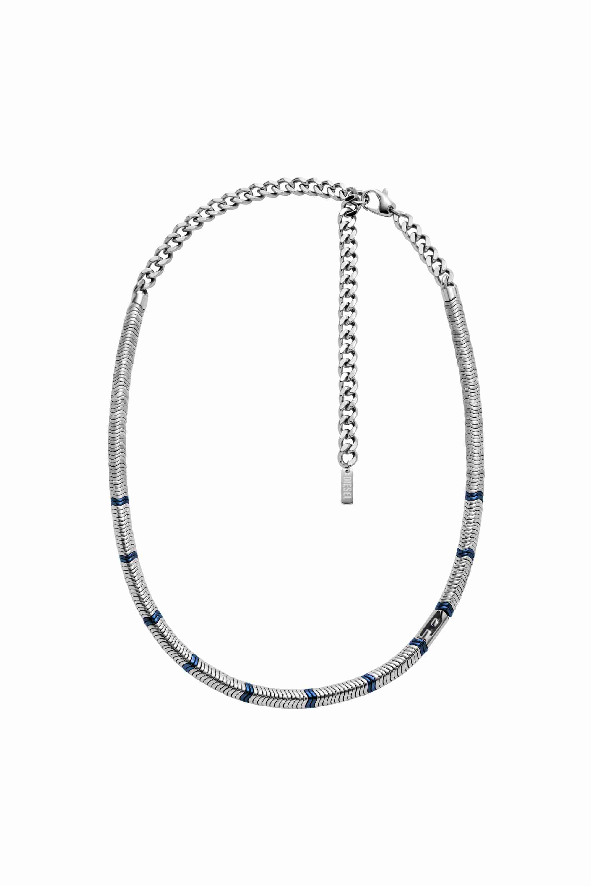 Silver Hematite Beaded Necklace