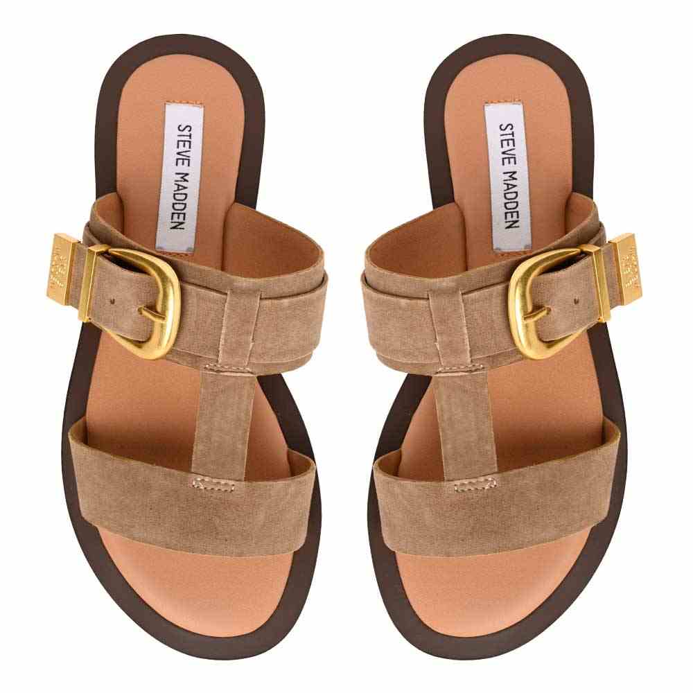 Aurorah Brown Suede Flats