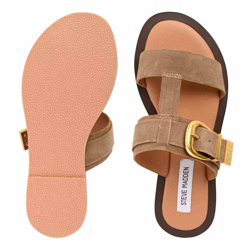 Aurorah Brown Suede Flats