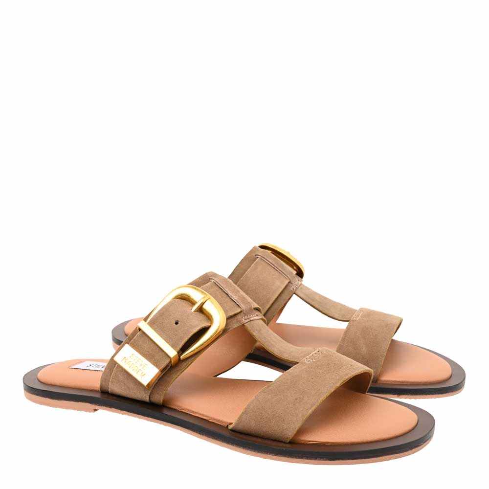 Aurorah Brown Suede Flats