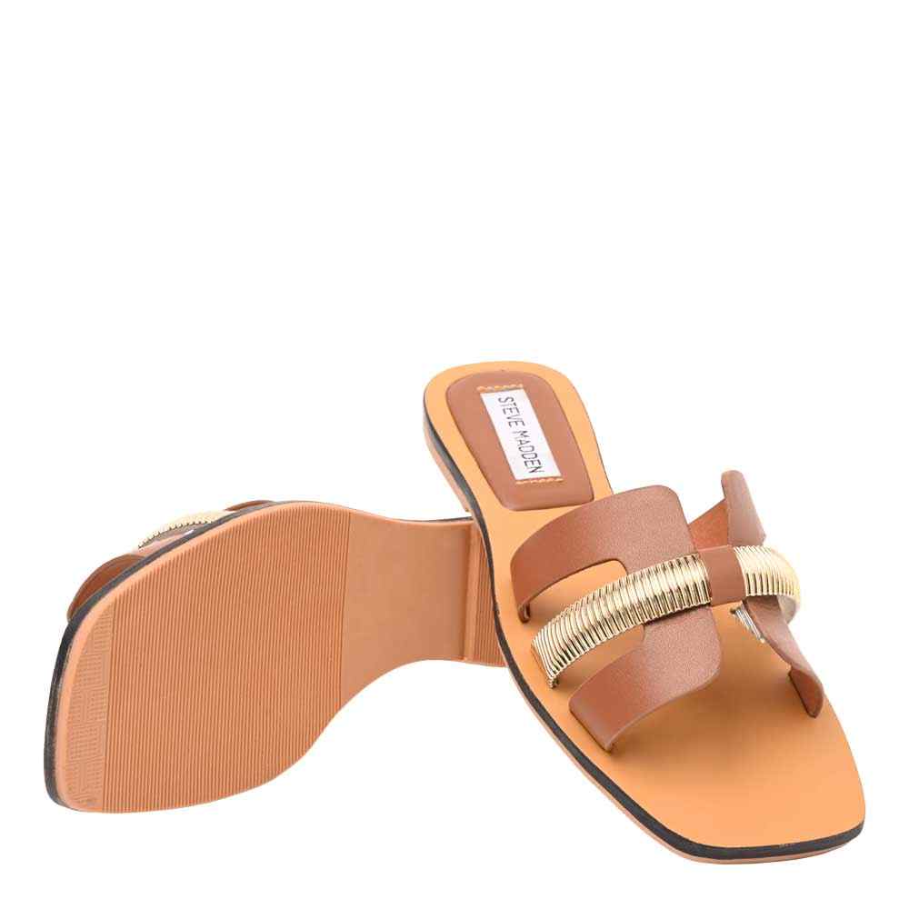 Niella Tan Leather Flats
