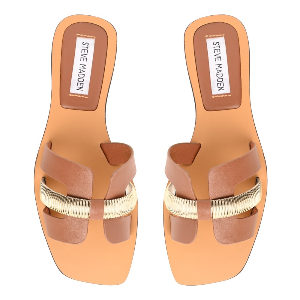 Niella Tan Leather Flats