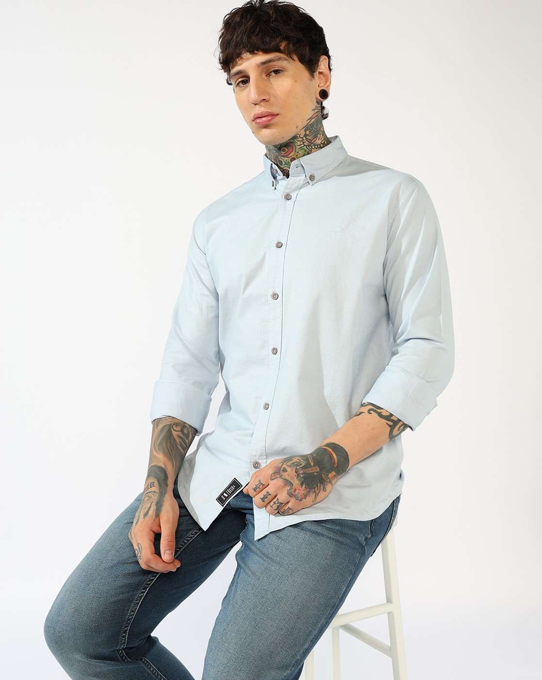 GAS | Men's Regular Fit Long Sleeves Oxford Shirt