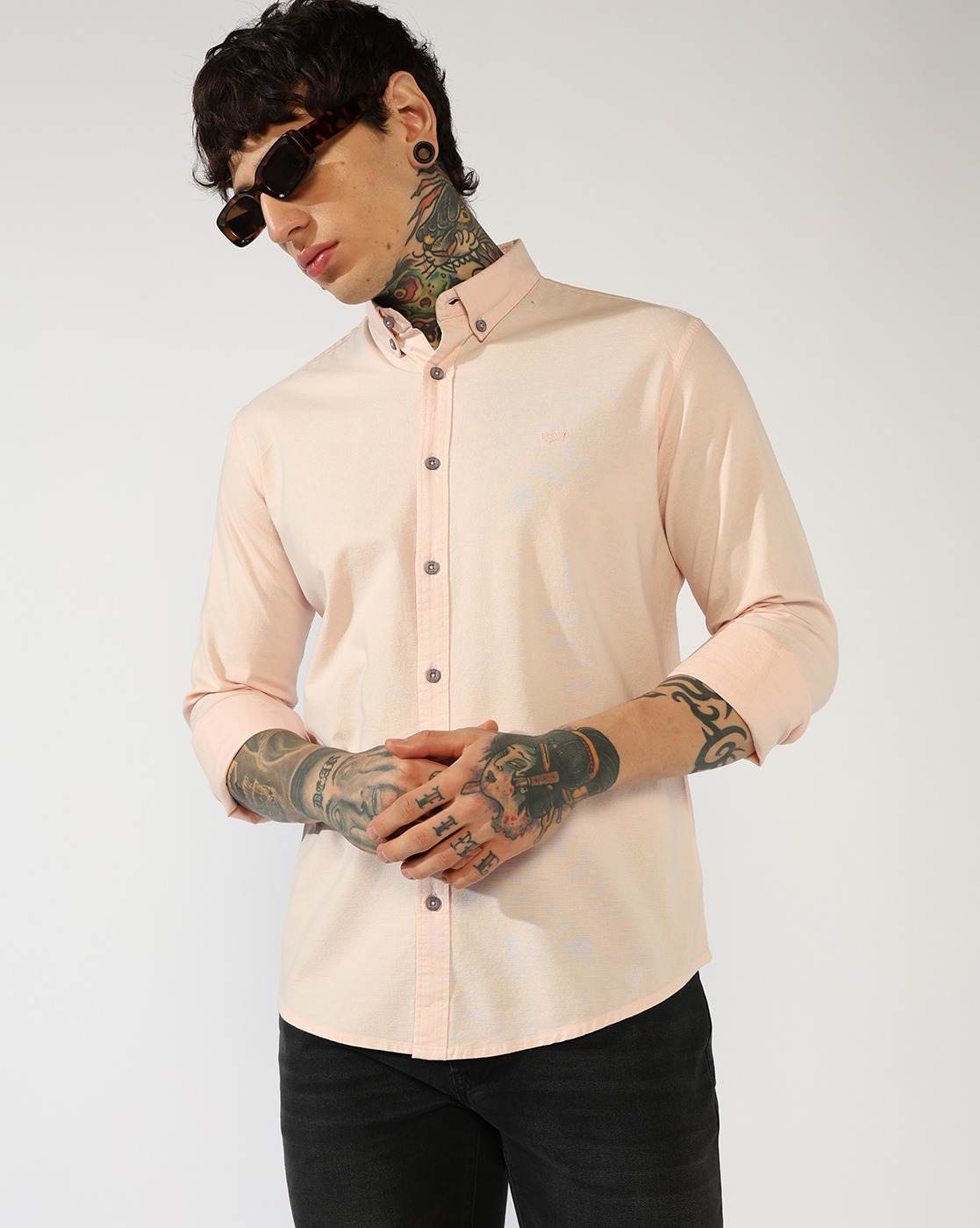 GAS | Men's Regular Fit Long Sleeves Oxford Shirt