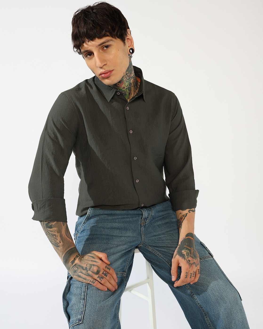 GAS | Men's Regular Fit Long Sleeves Shirt
