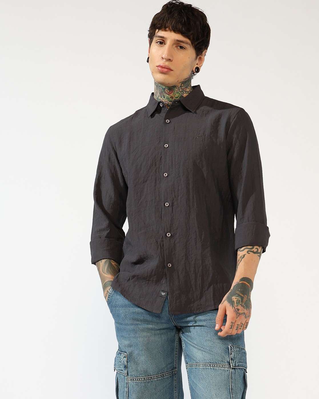 GAS | Men's Regular Fit Long Sleeves Shirt