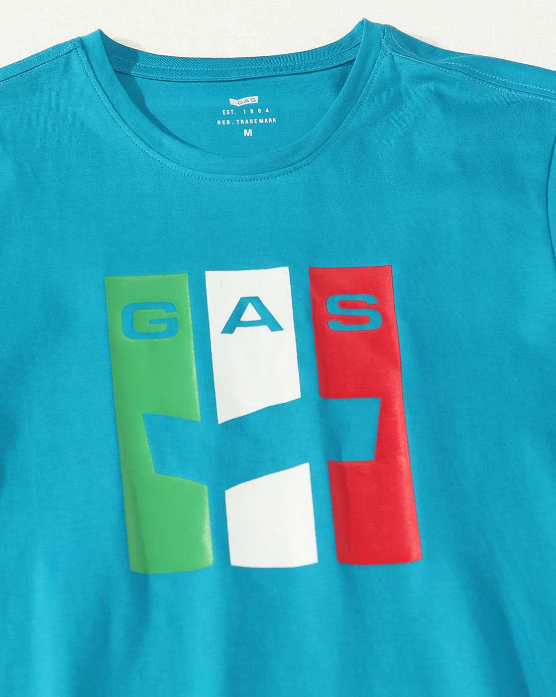 GAS | Italian Flag Graphic Print Tee