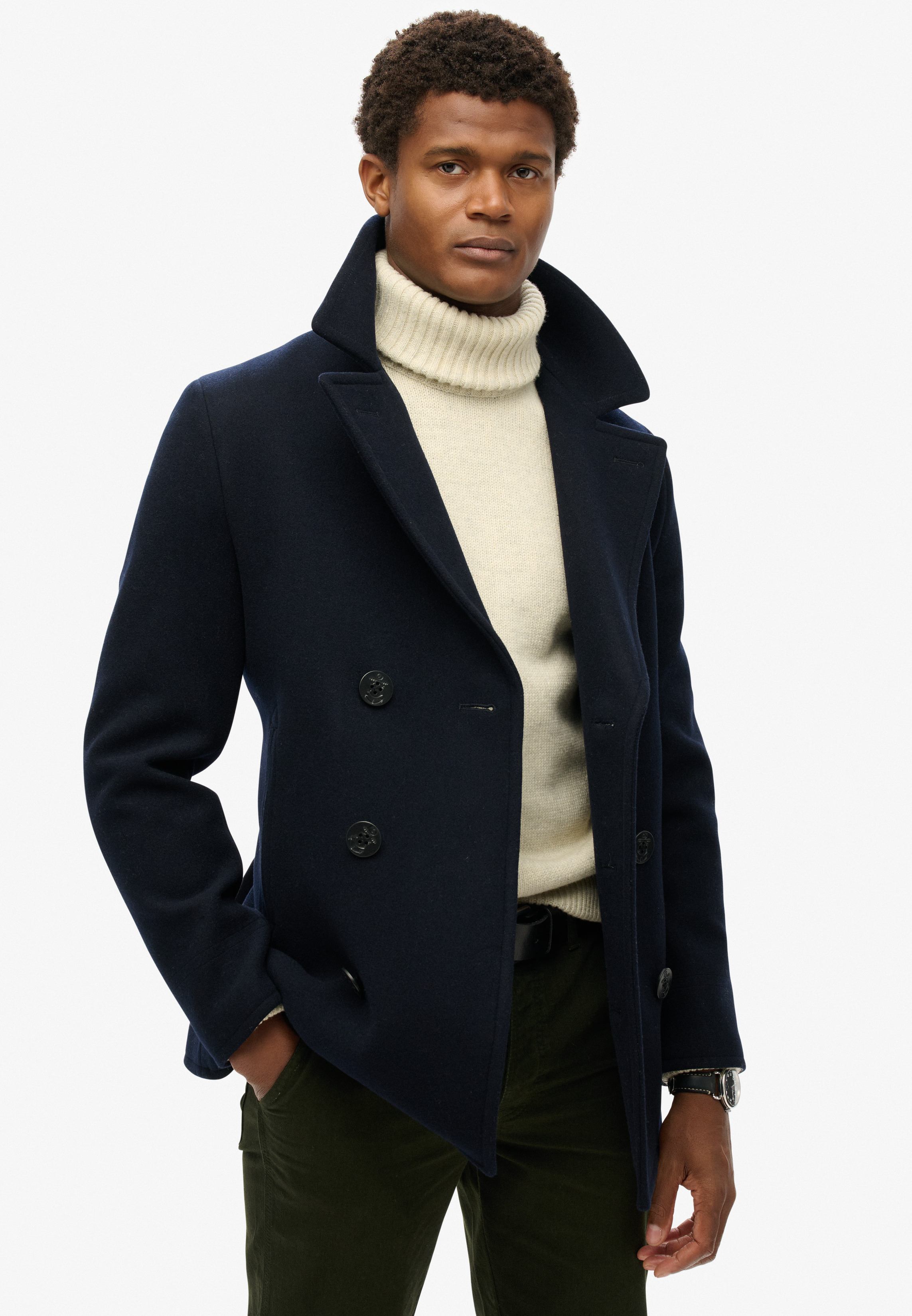 MERCHANT WOOL PEA COAT