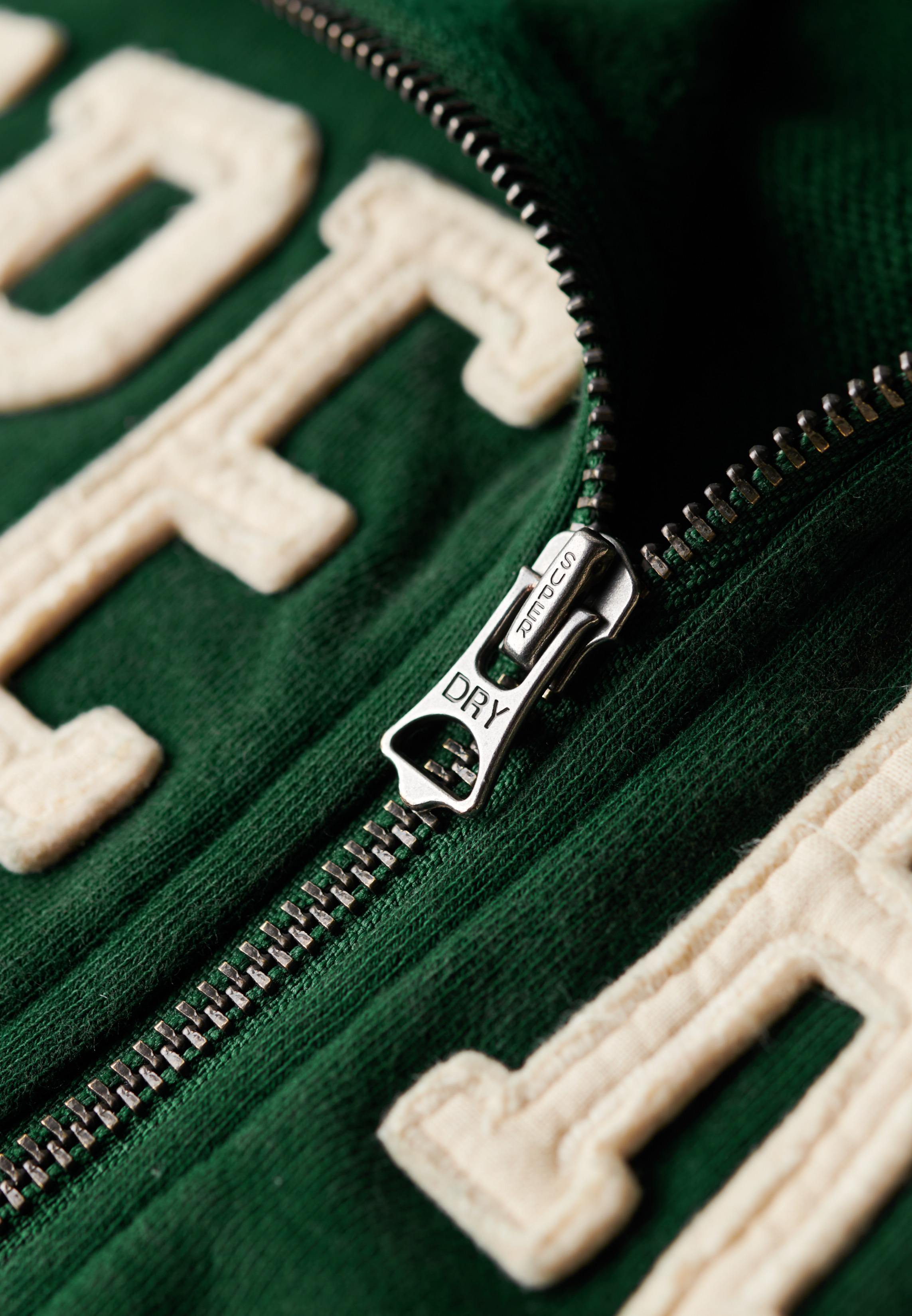 ATHLETIC APPLQ LOOSE ZIP TRACK