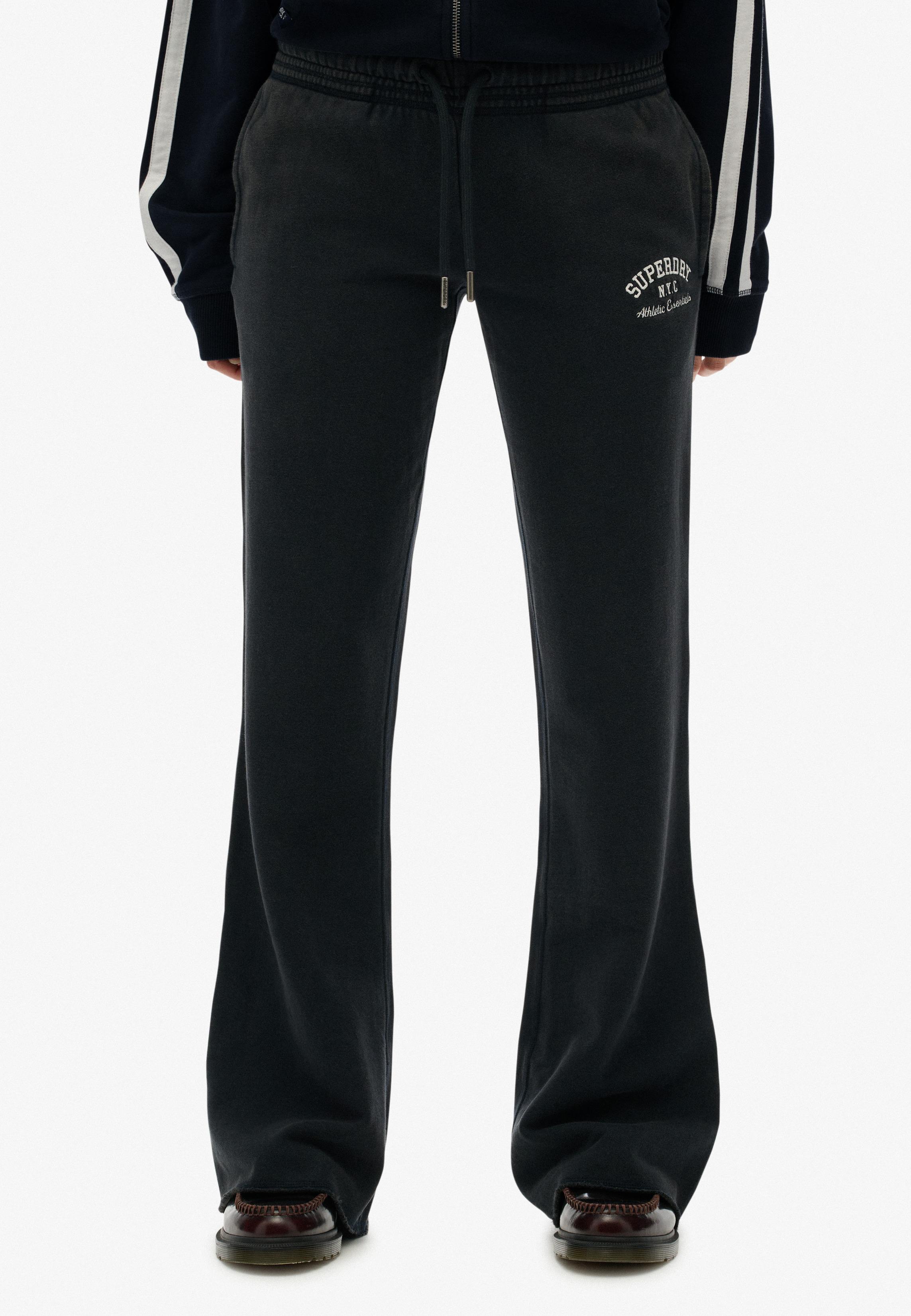 ATHLETIC EMB FLARE JOGGER