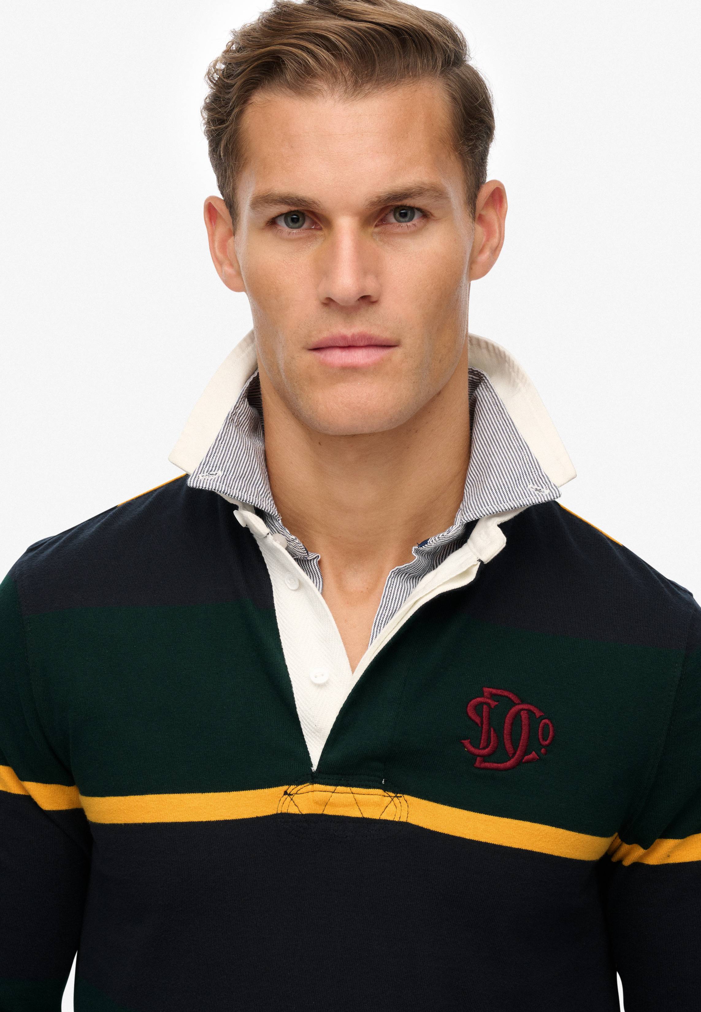 VINTAGE ATHLETIC STRIPE RUGBY