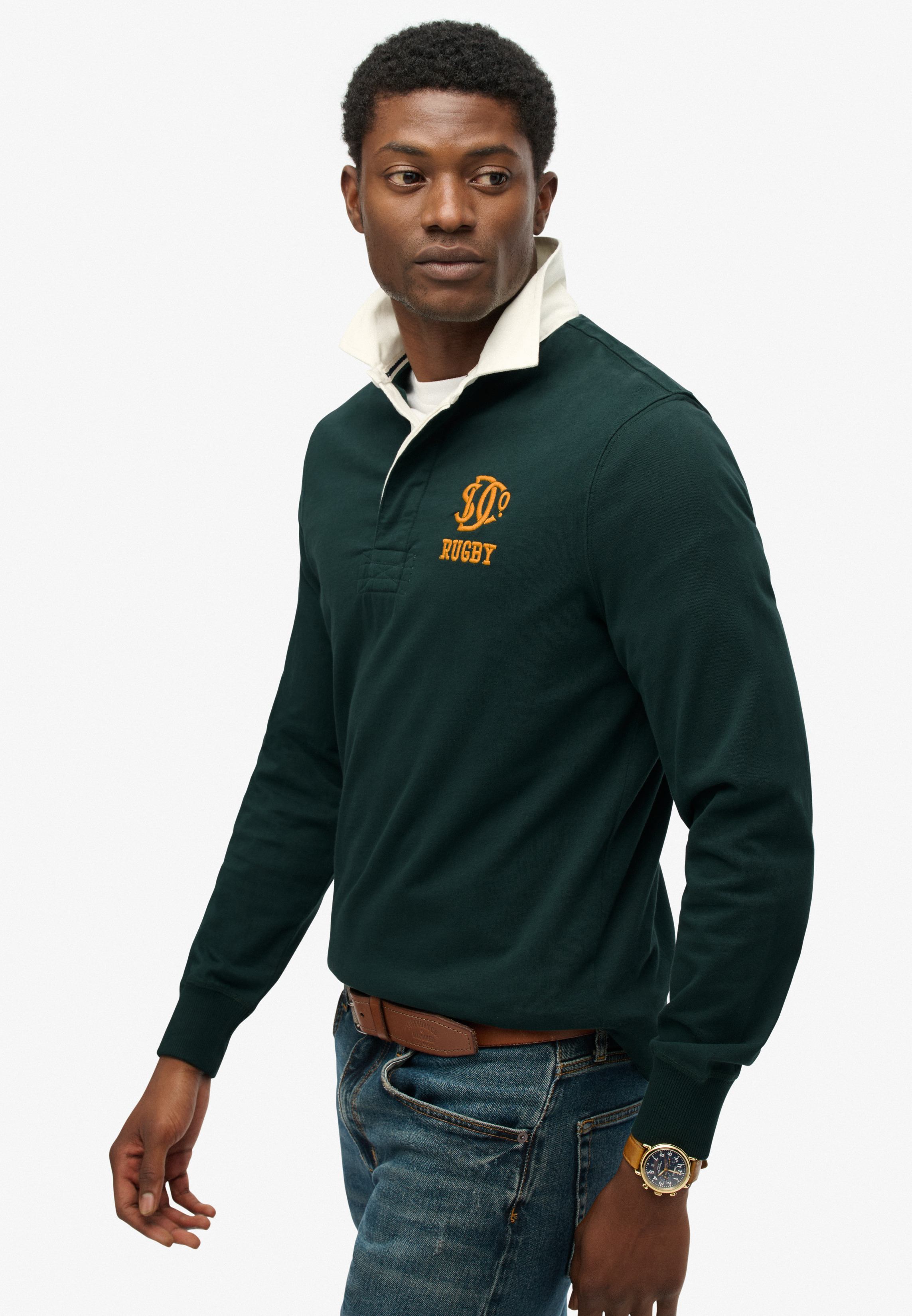 VINTAGE ATHLETIC STRIPE RUGBY