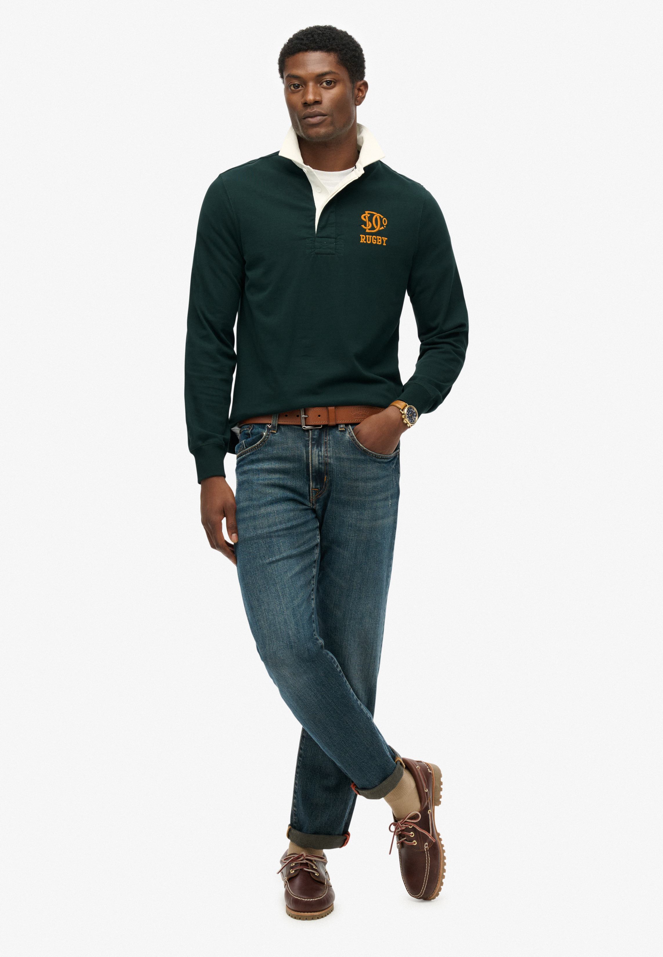 VINTAGE ATHLETIC STRIPE RUGBY