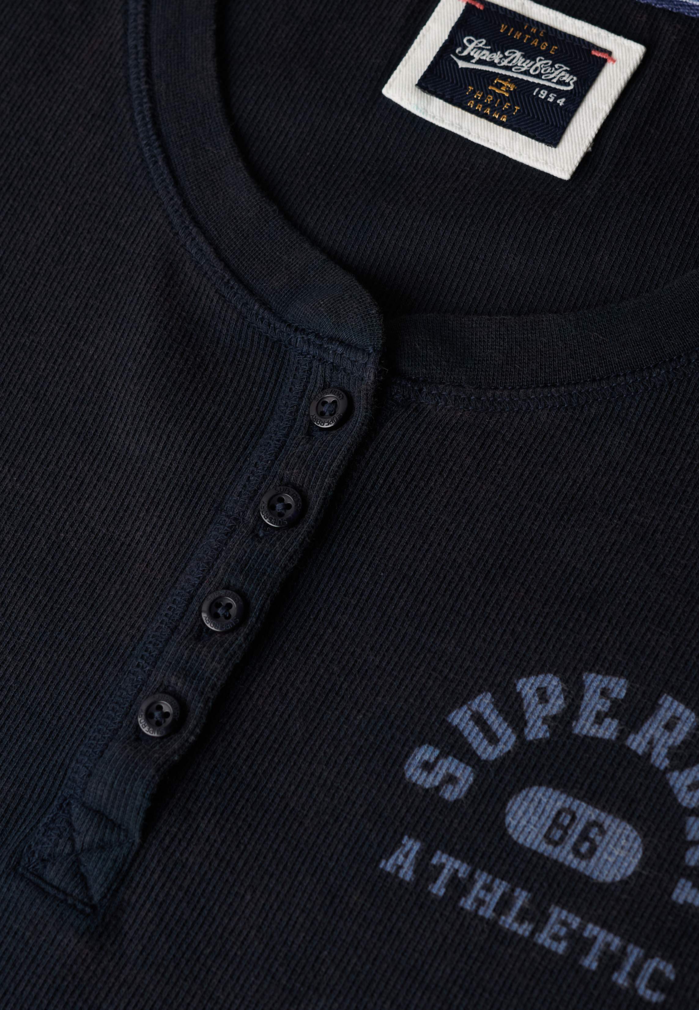 ATHLETIC BUTTON DOWN LS TOP