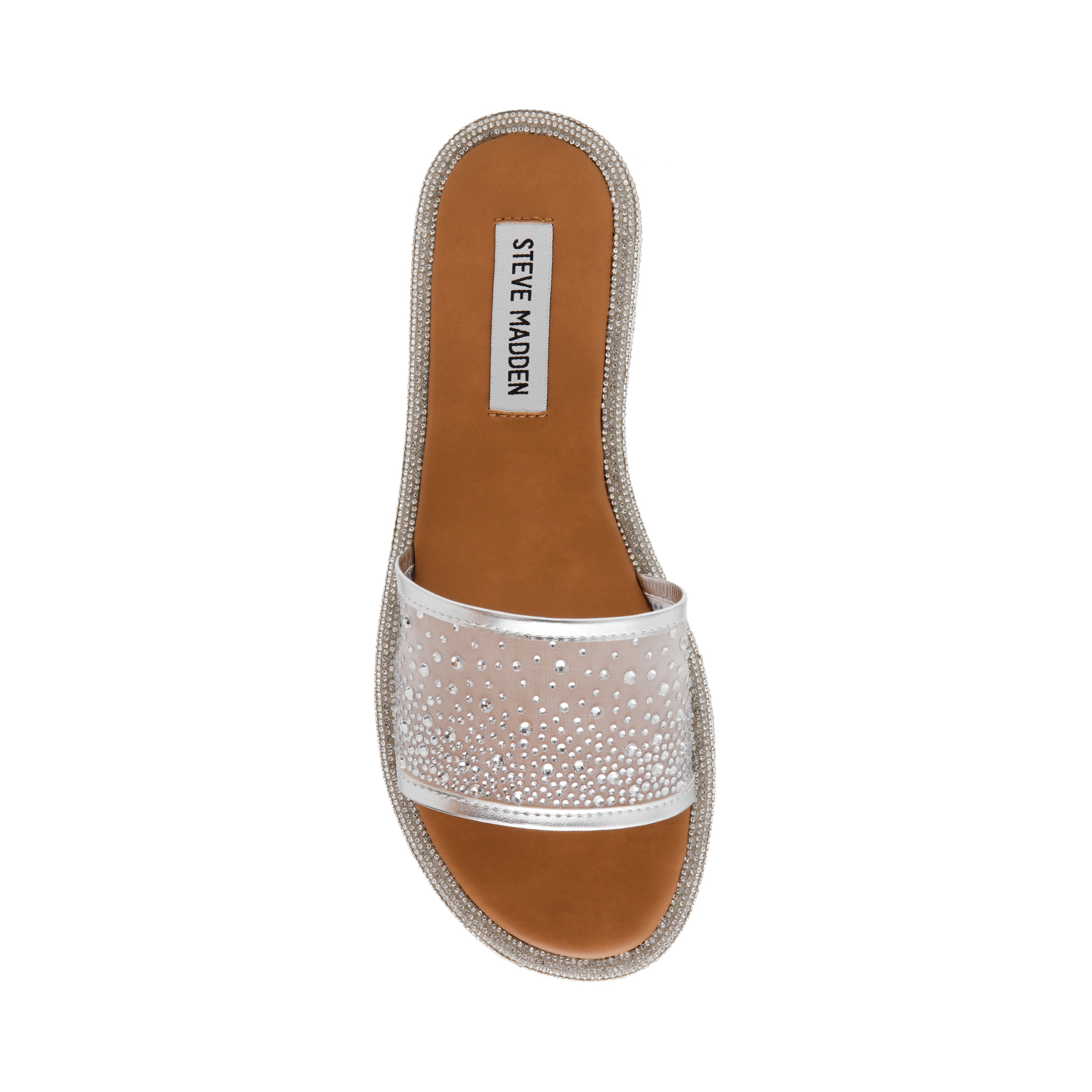 Aesha Silver Mesh Flats