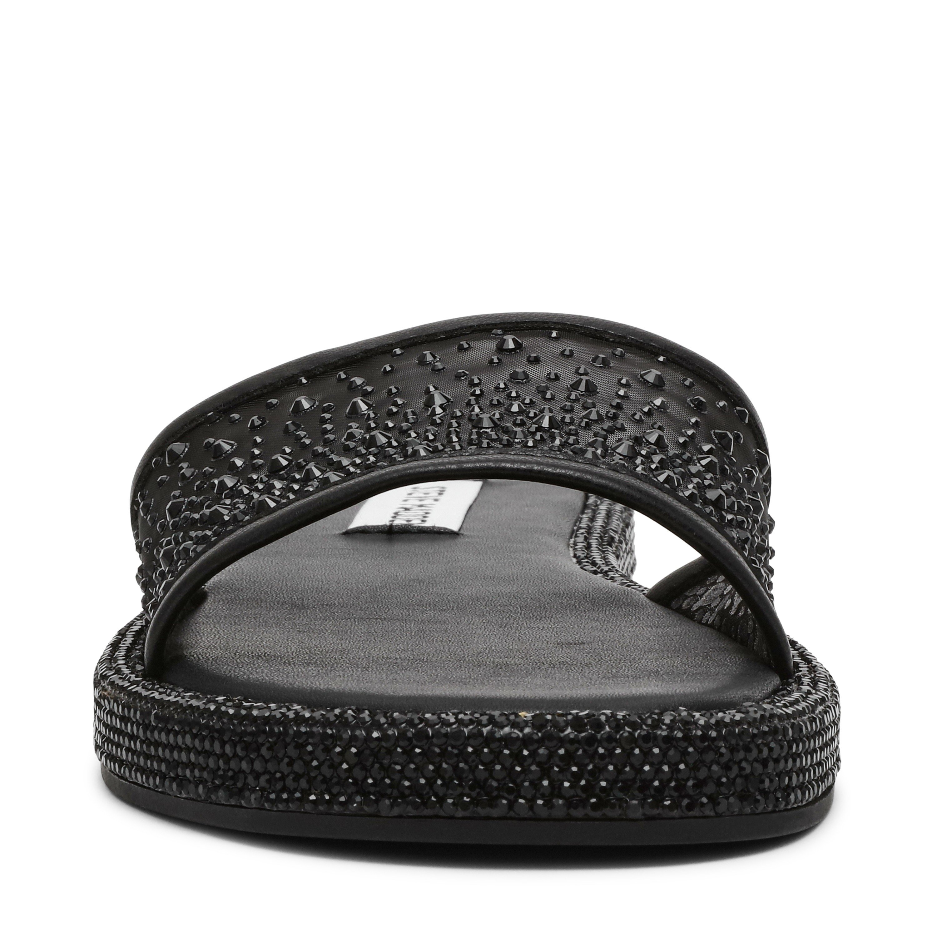 Aesha Black Mesh Flats