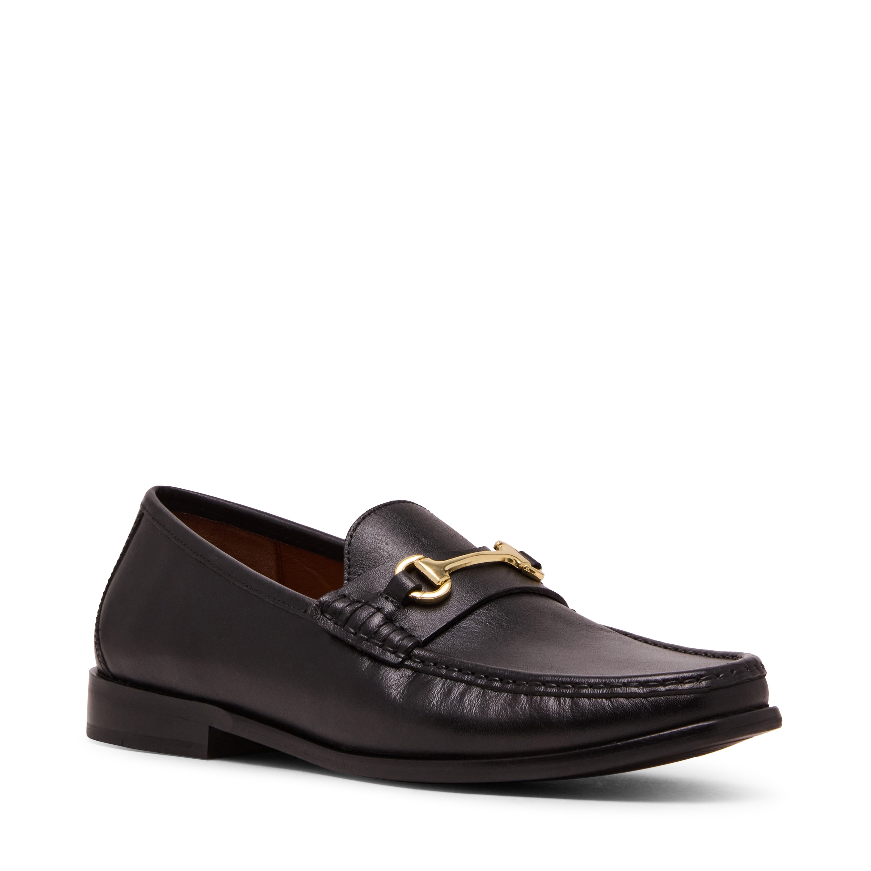 Alexandder Black Leather Tie-Ups & Dress Loafers