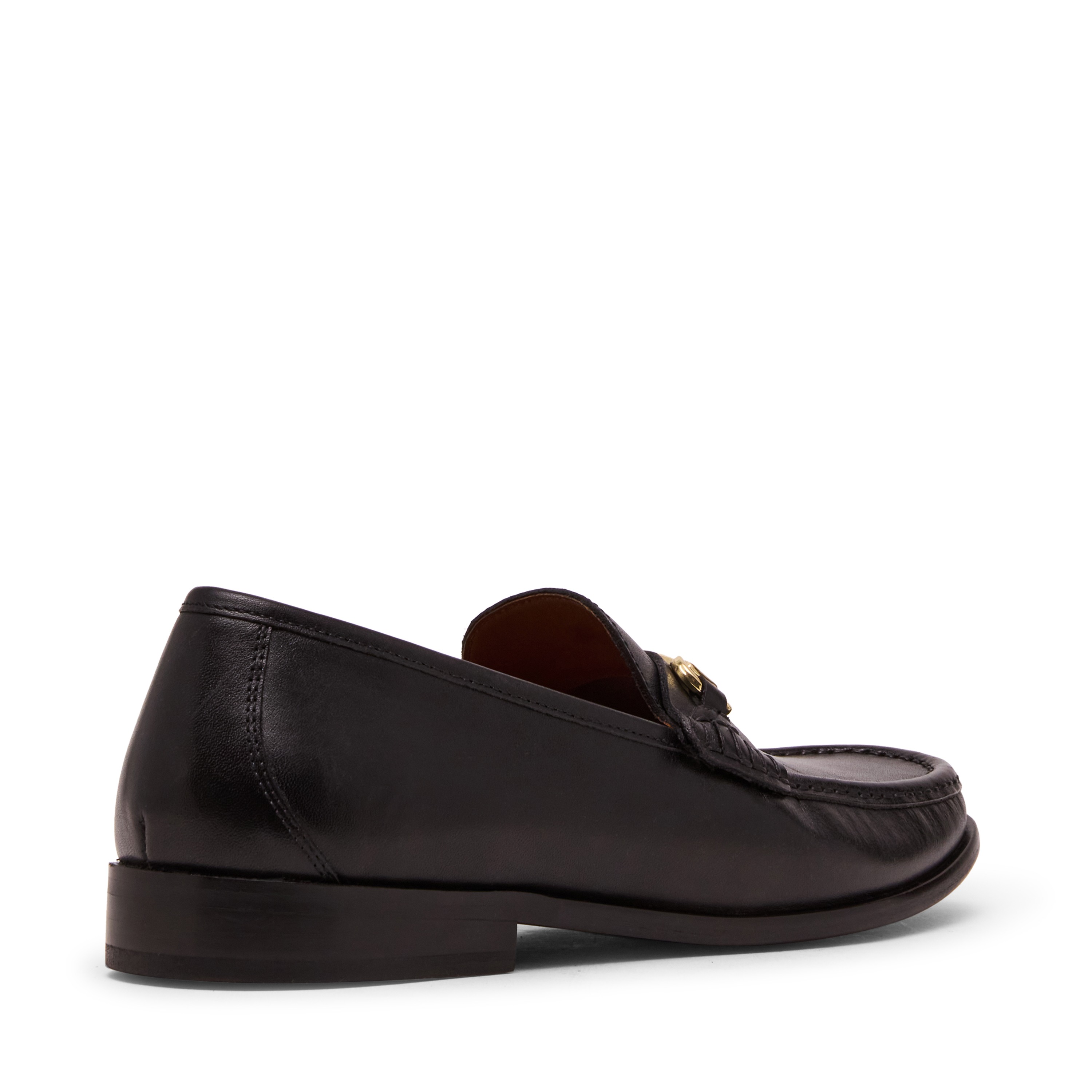 Alexandder Black Leather Tie-Ups & Dress Loafers