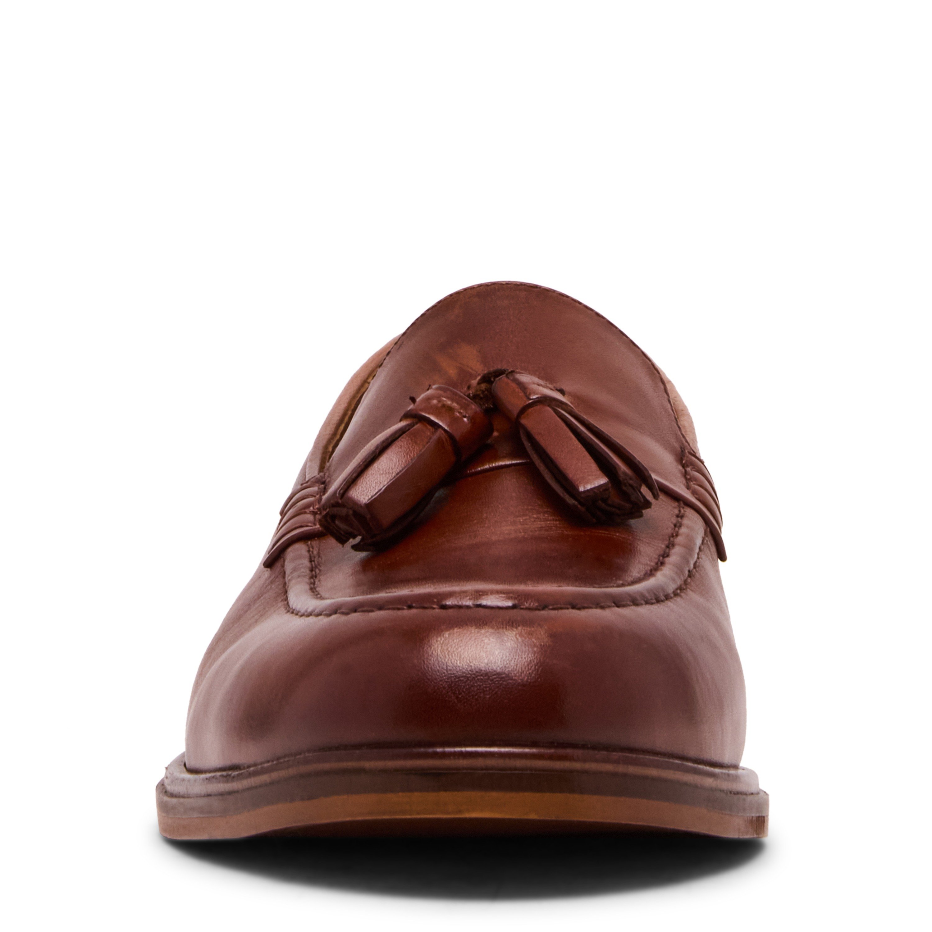 Carll Tan Leather Tie-Ups & Dress Loafers