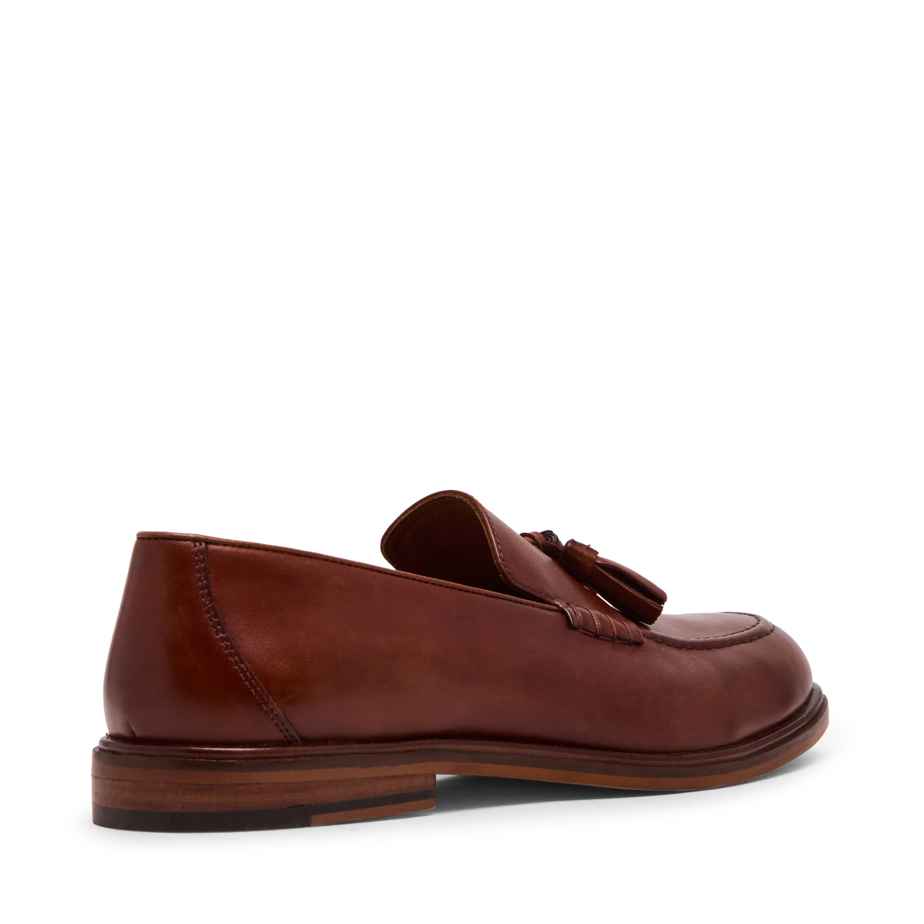 Carll Tan Leather Tie-Ups & Dress Loafers