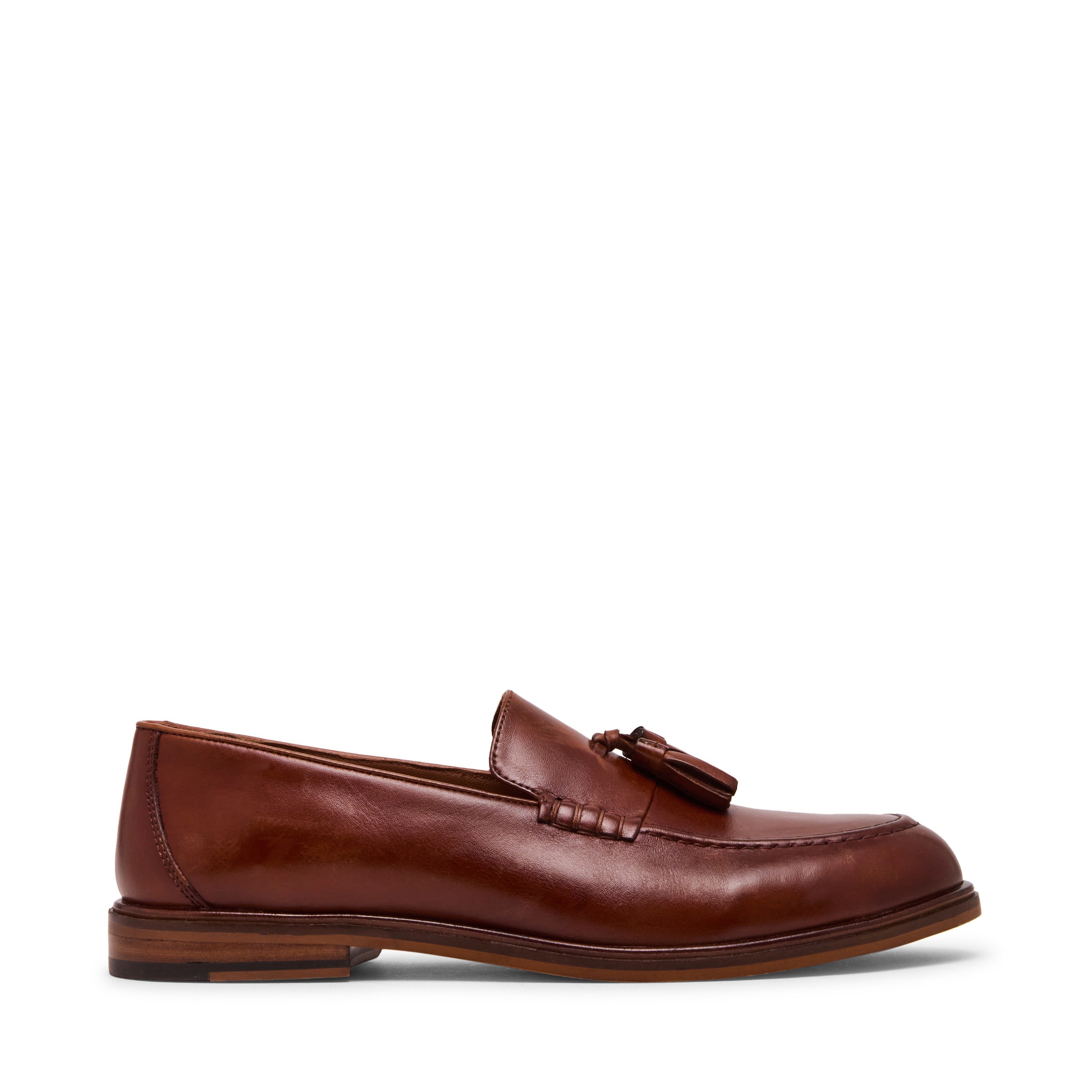 Carll Tan Leather Tie-Ups & Dress Loafers