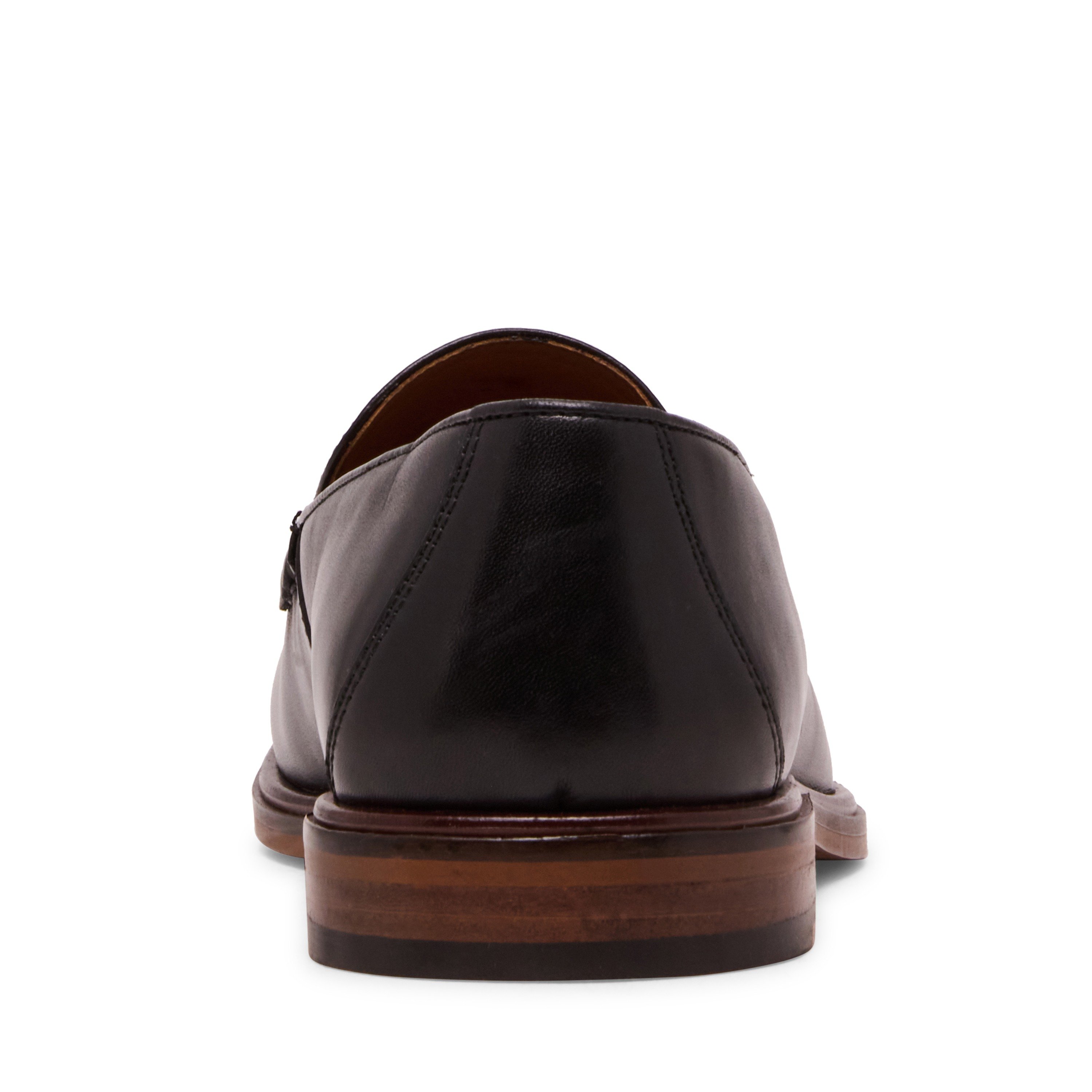Carll Black Leather Tie-Ups & Dress Loafers