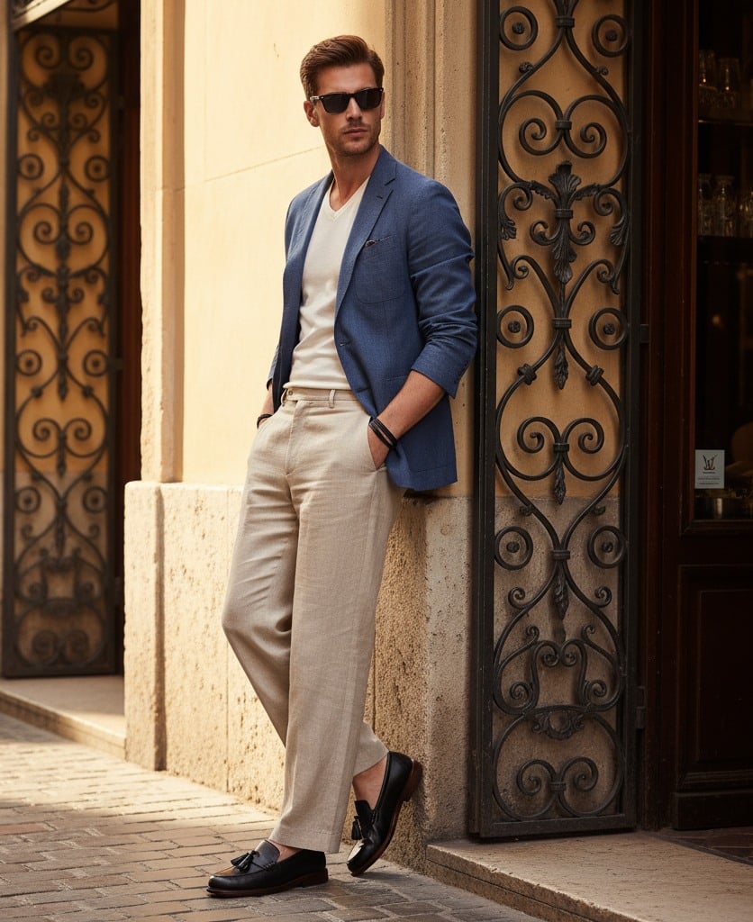 Carll Black Leather Tie-Ups & Dress Loafers