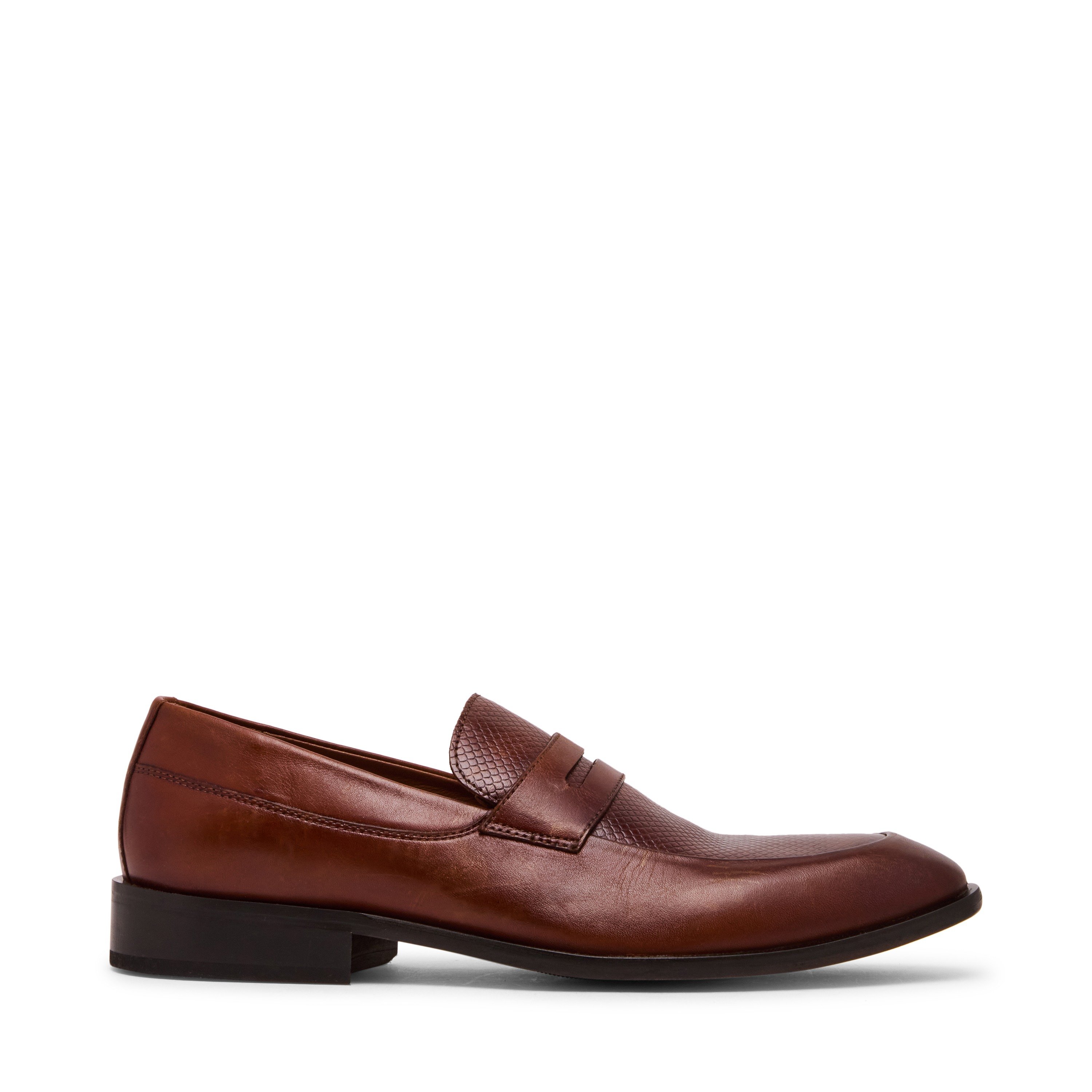Franklin Tan Leather Tie-Ups & Dress Loafers