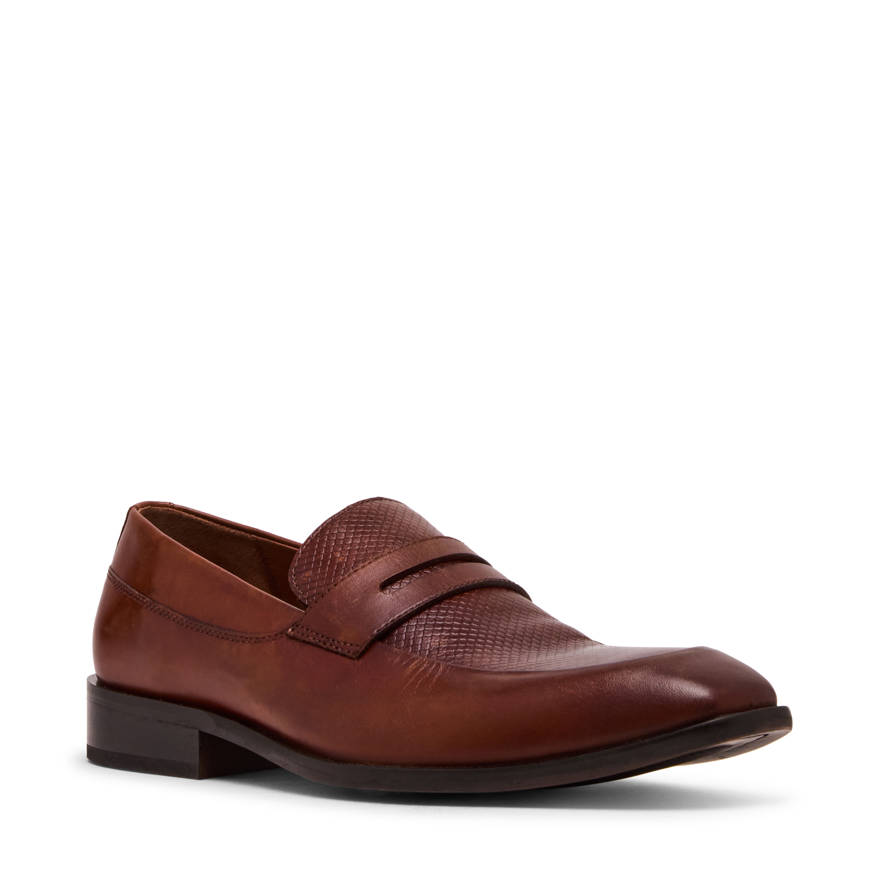 Franklin Tan Leather Tie-Ups & Dress Loafers