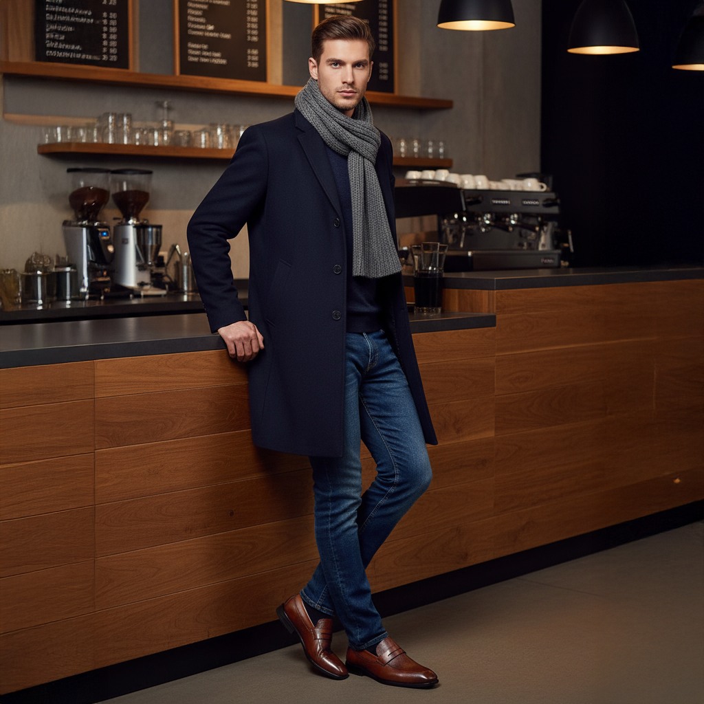 Franklin Tan Leather Tie-Ups & Dress Loafers