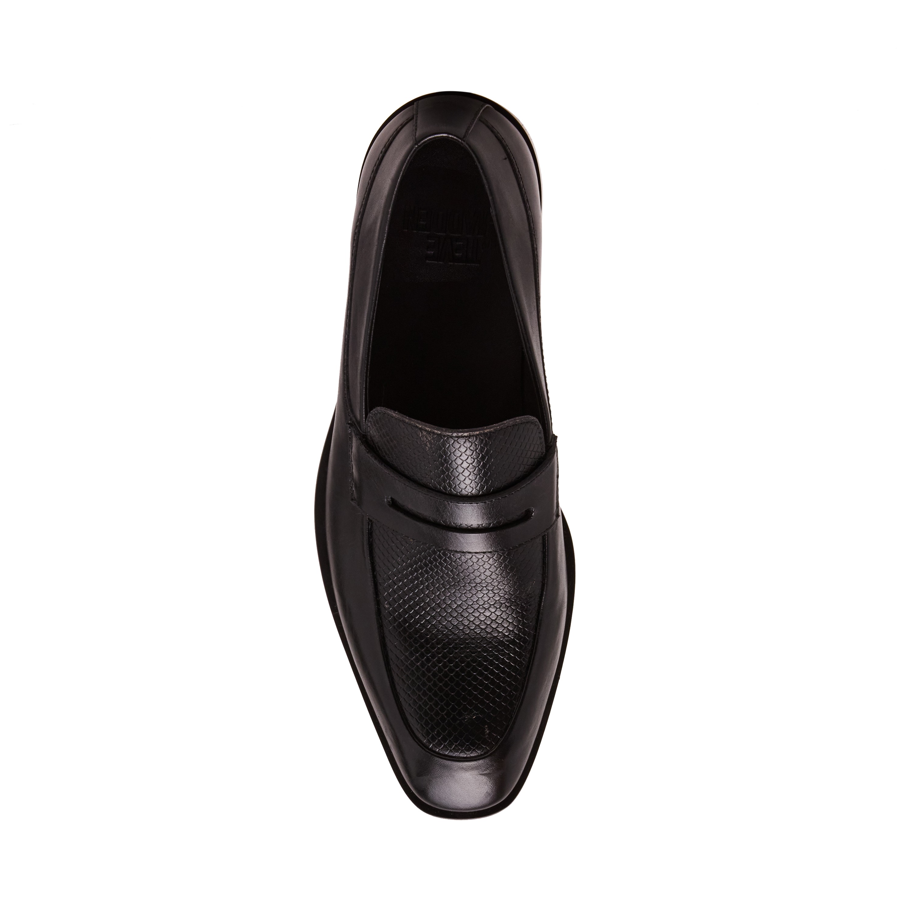 Franklin Black Leather Tie-Ups & Dress Loafers