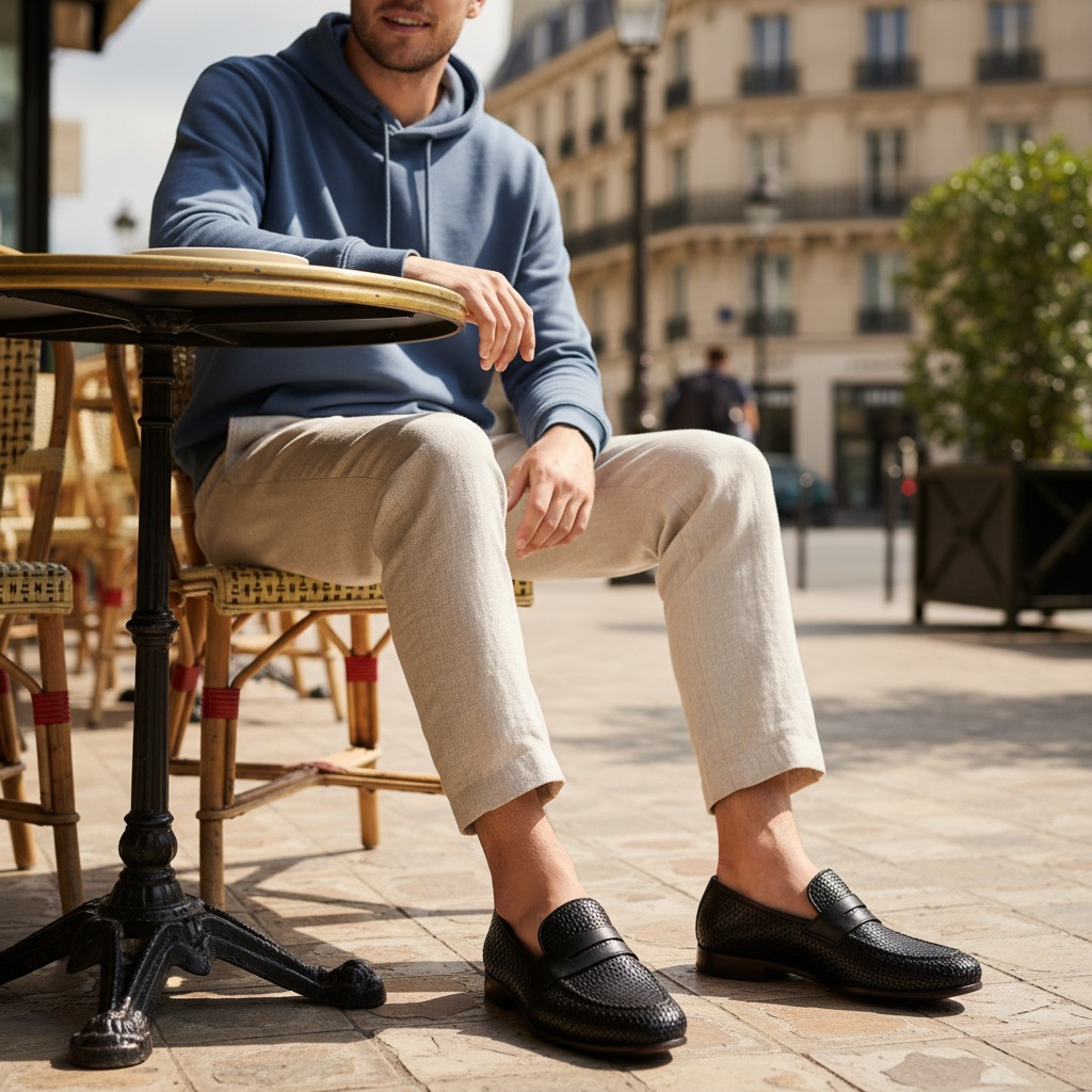 Inley Brown Leather Tie-Ups & Dress Loafers