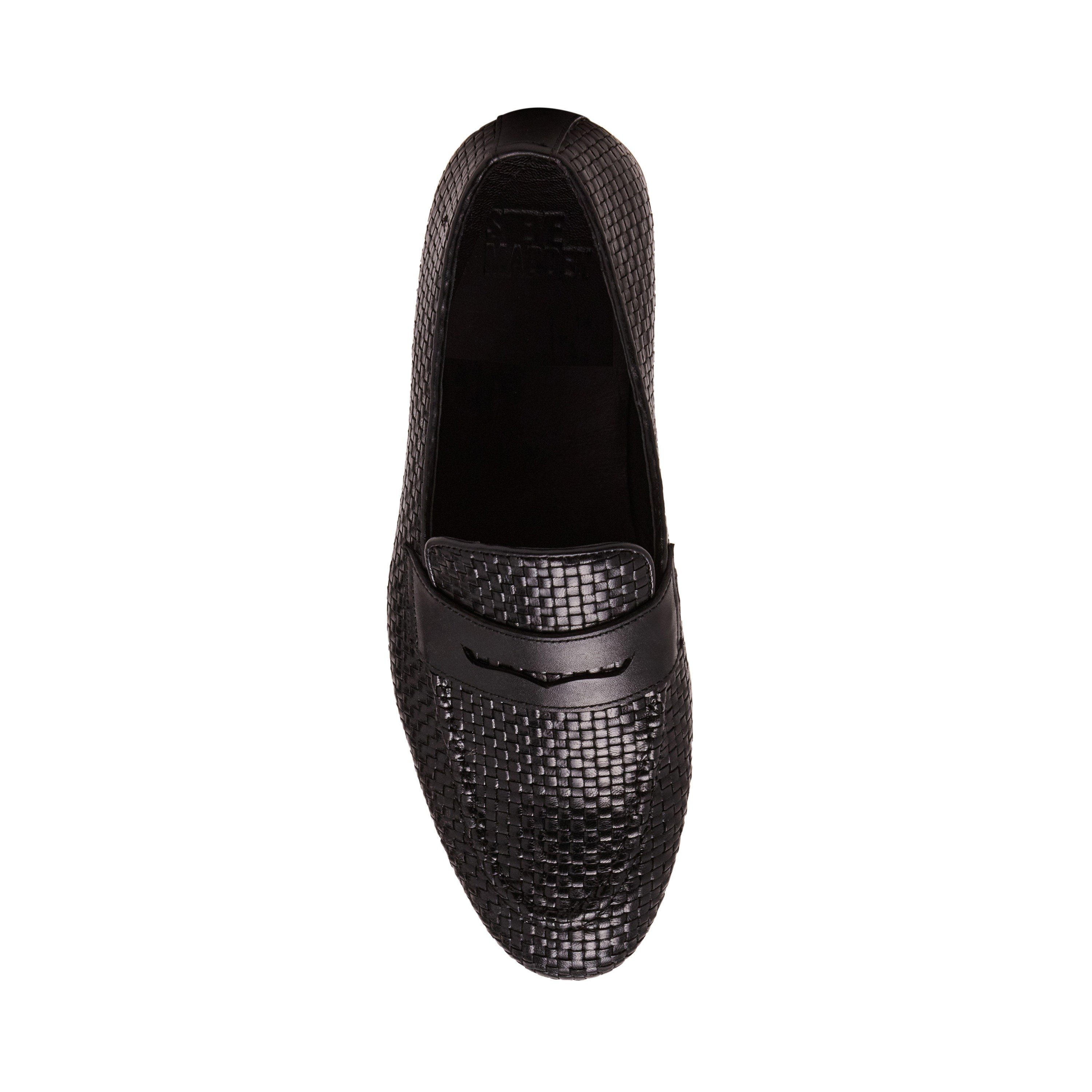 Inley Black Leather Tie-Ups & Dress Loafers
