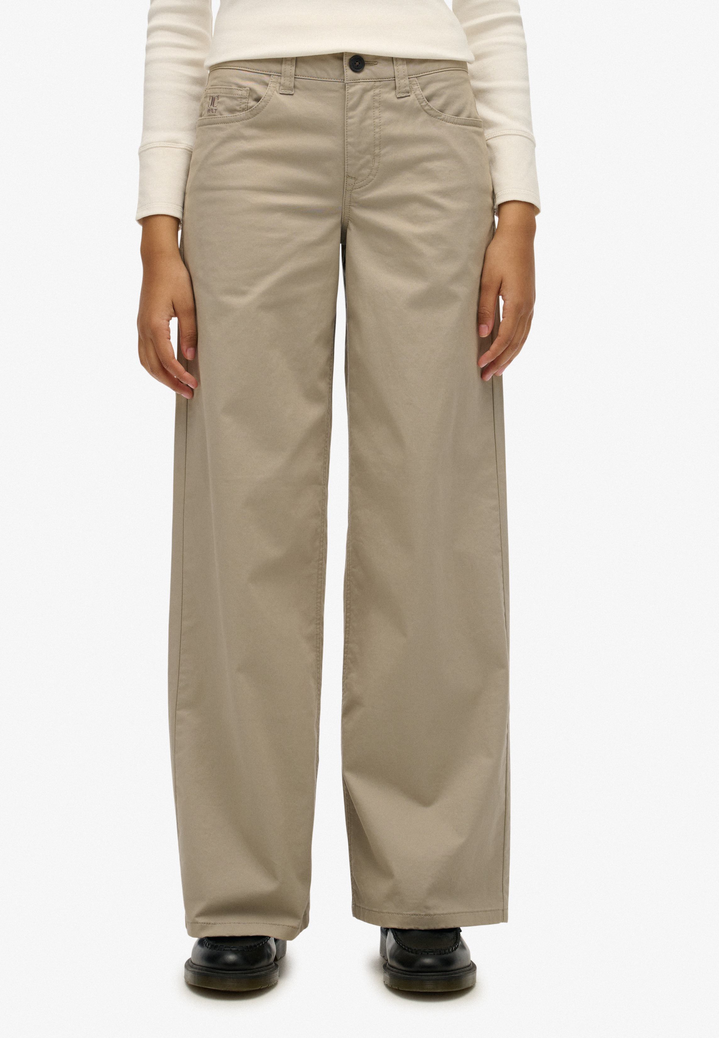 MID RISE BAGGY CHINO